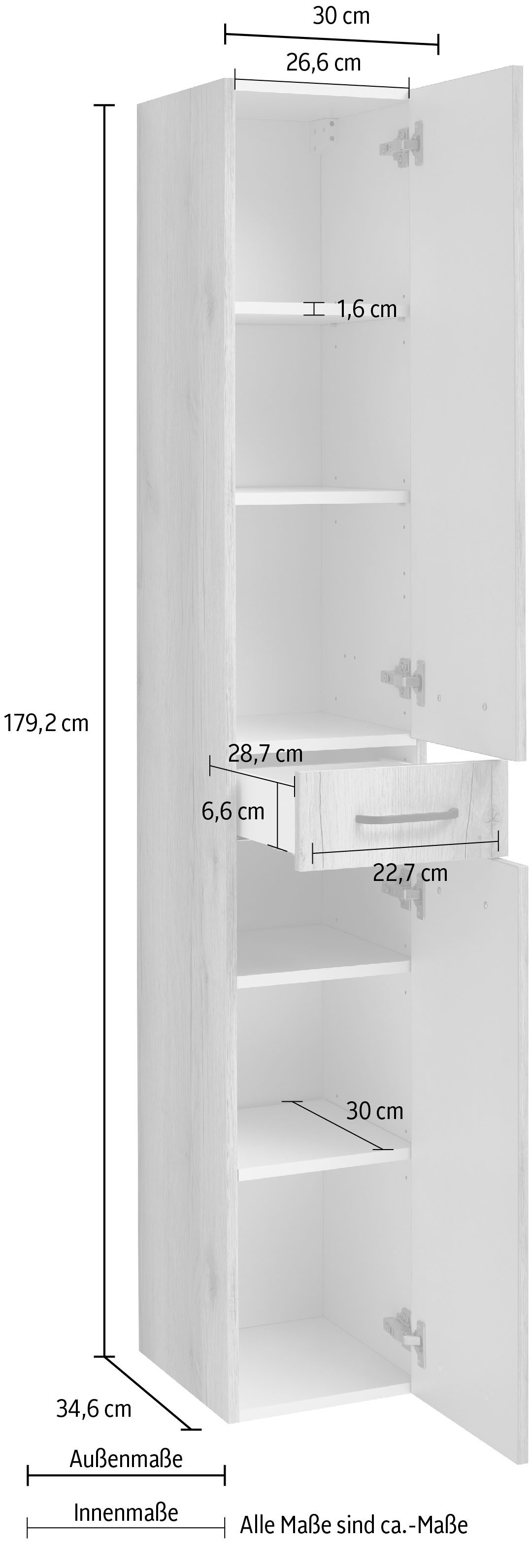 OPTIFIT Hochschrank »Yukon«