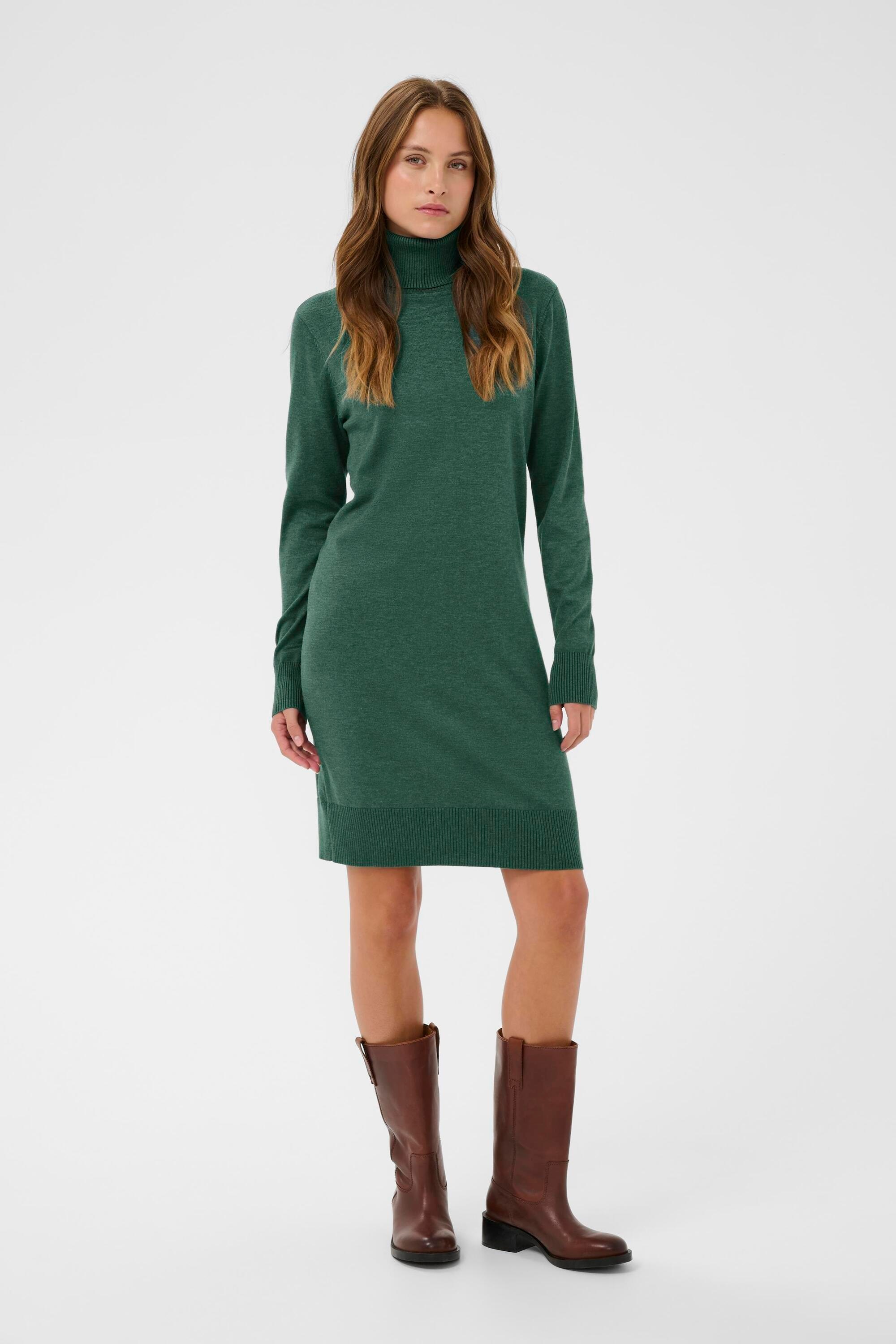 Saint Tropez Midikleid »Damen Kleid U6801,«