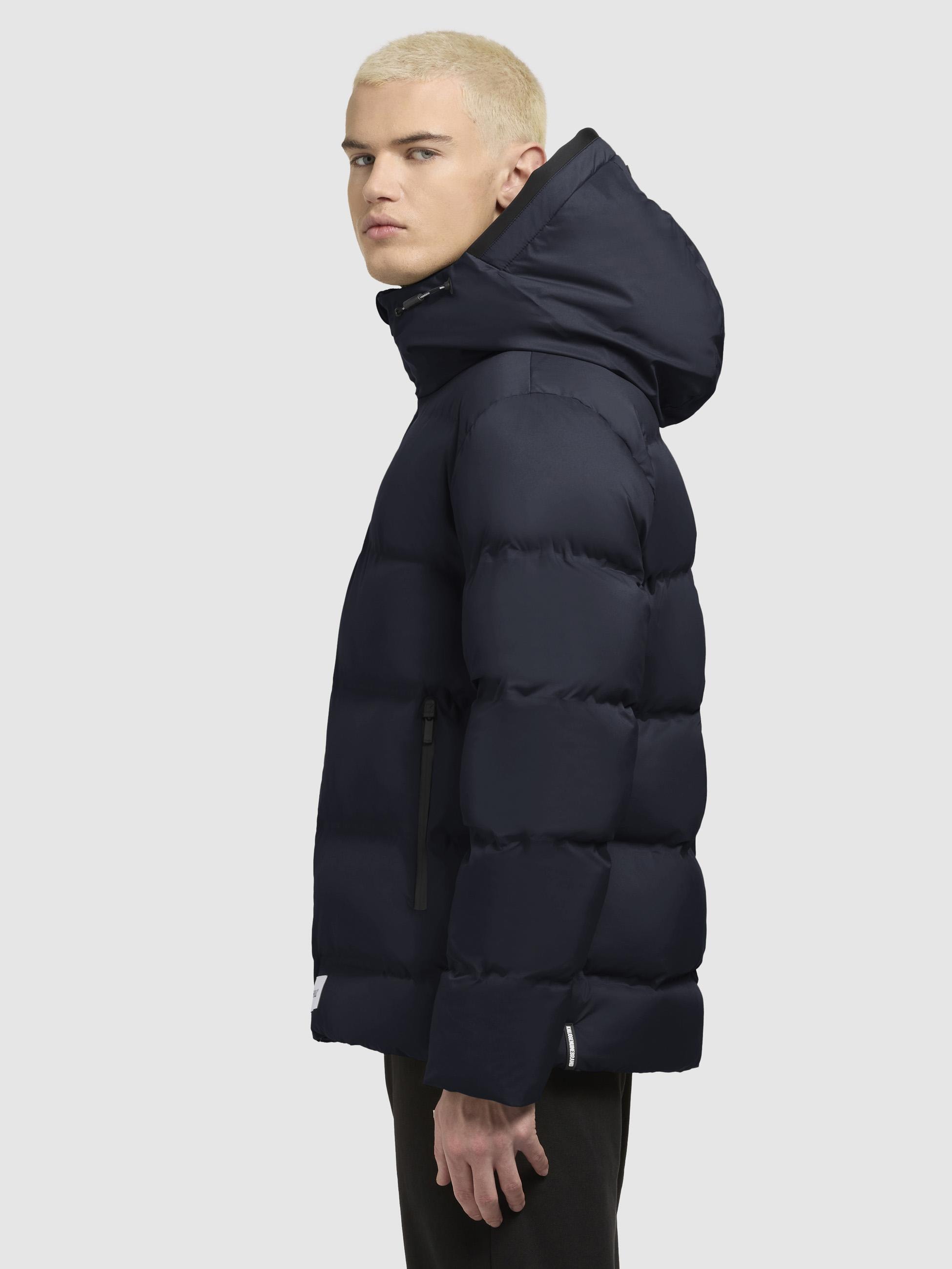 khujo Steppjacke »Silas2«, mit Kapuze, Warme Herren Winterjacke mit großer Kapuze