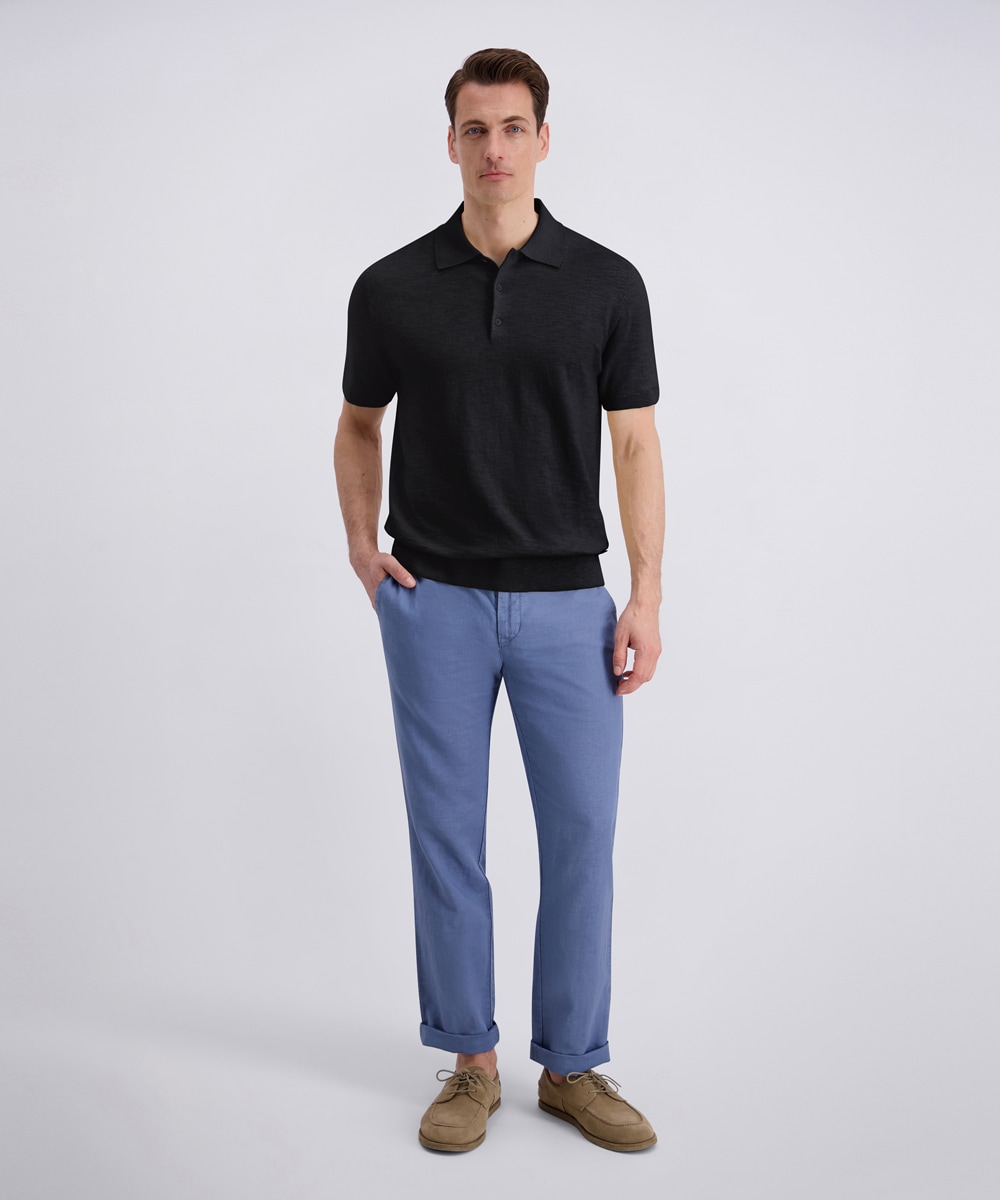 Pierre Cardin Poloshirt "Polo Strick" Regular Fit, Kurzarm, 3-Knopf-Form