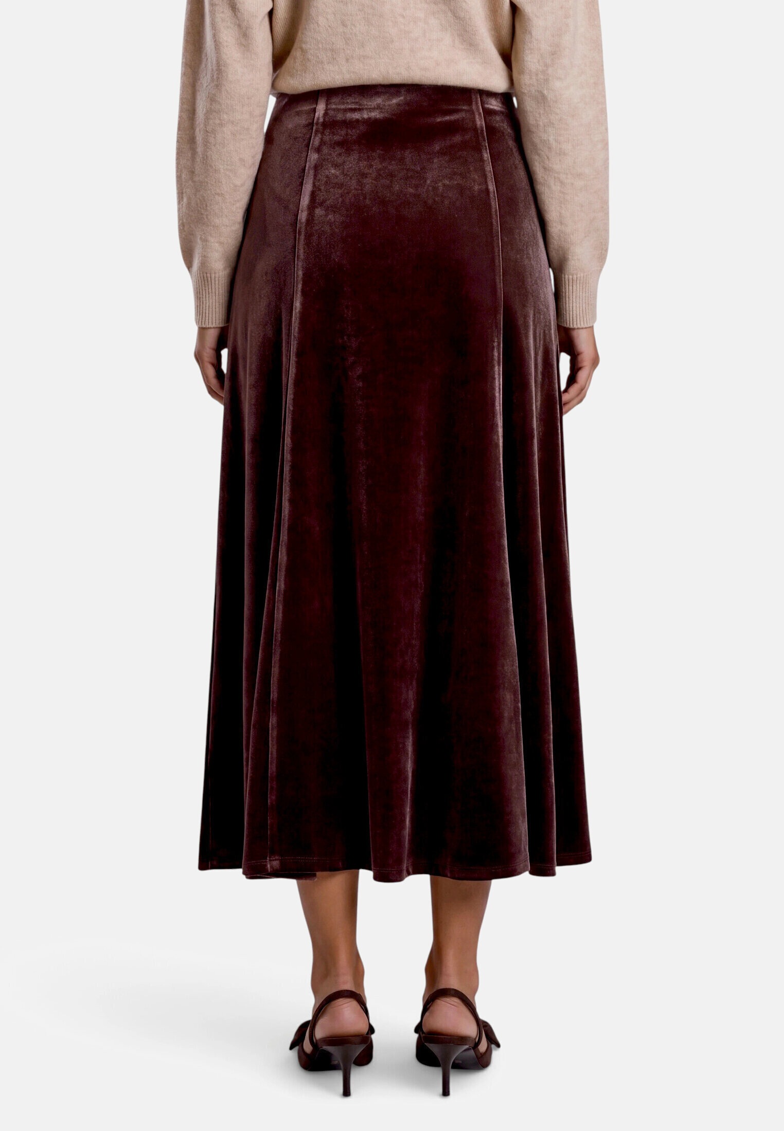 Zero Midirock »Damen mit elastischem Bund« Material