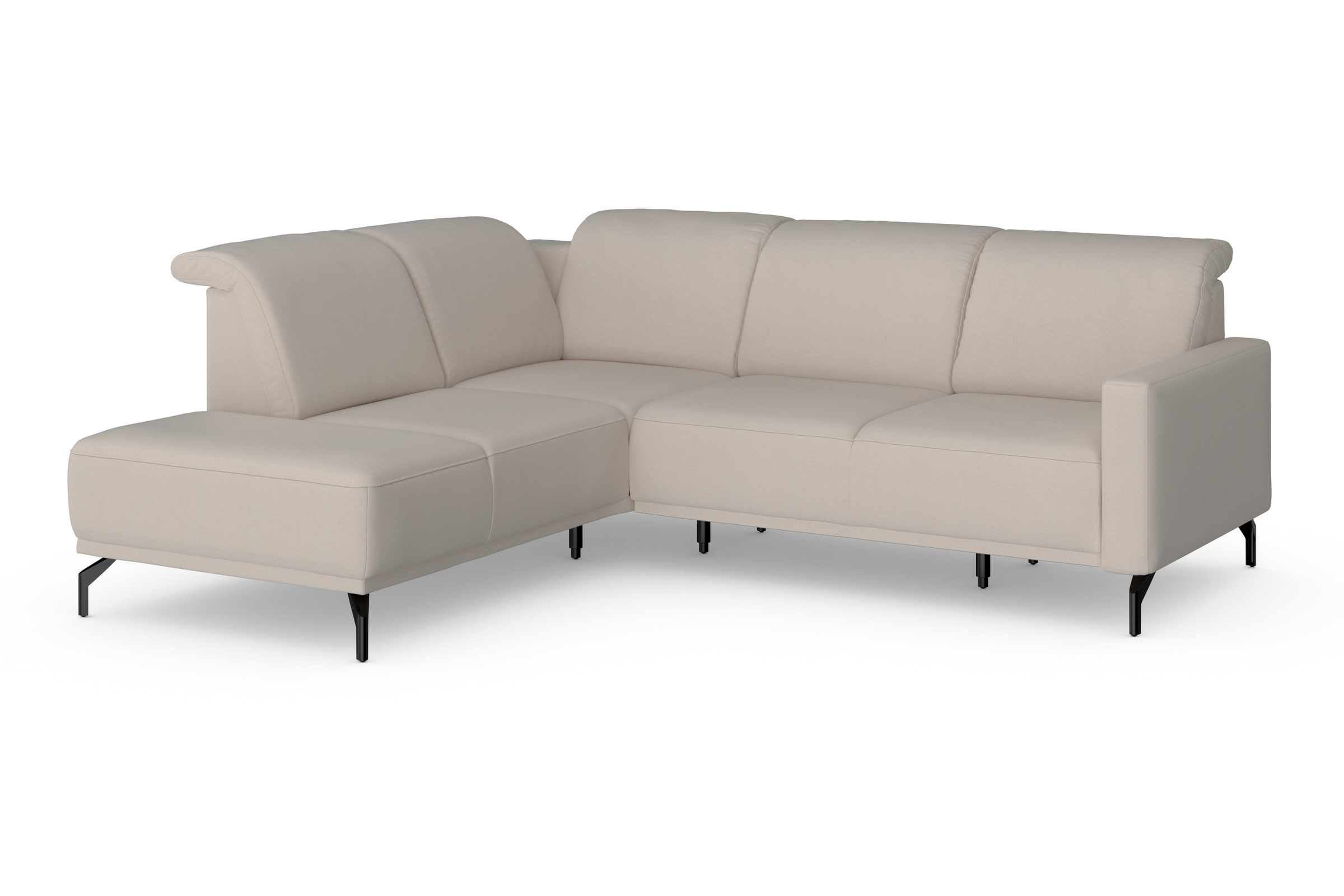 sit&more Ecksofa »Bailando L-Form«, wahlweise mit Kopfteilverstellung und Vorziehsitz, motorisch