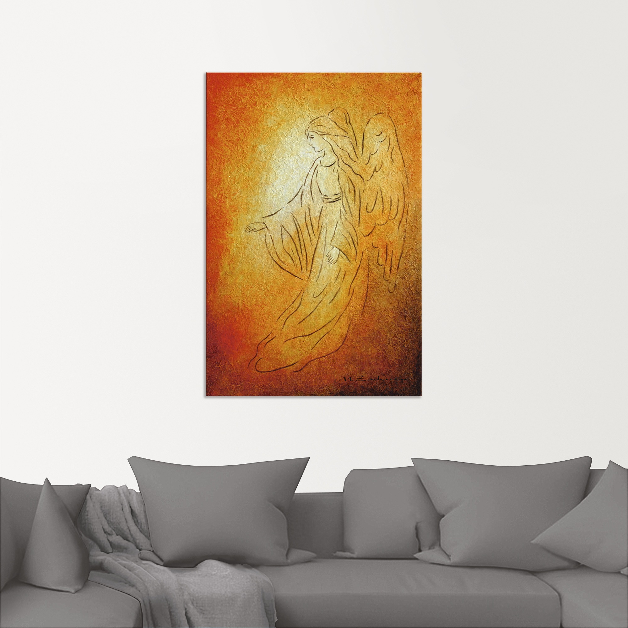 Artland Wandbild »Engel der Heilung - Engelkunst«, Religion, (1 St.), als Alubild, Outdoorbild, Leinwandbild, Poster, Wandaufkleber
