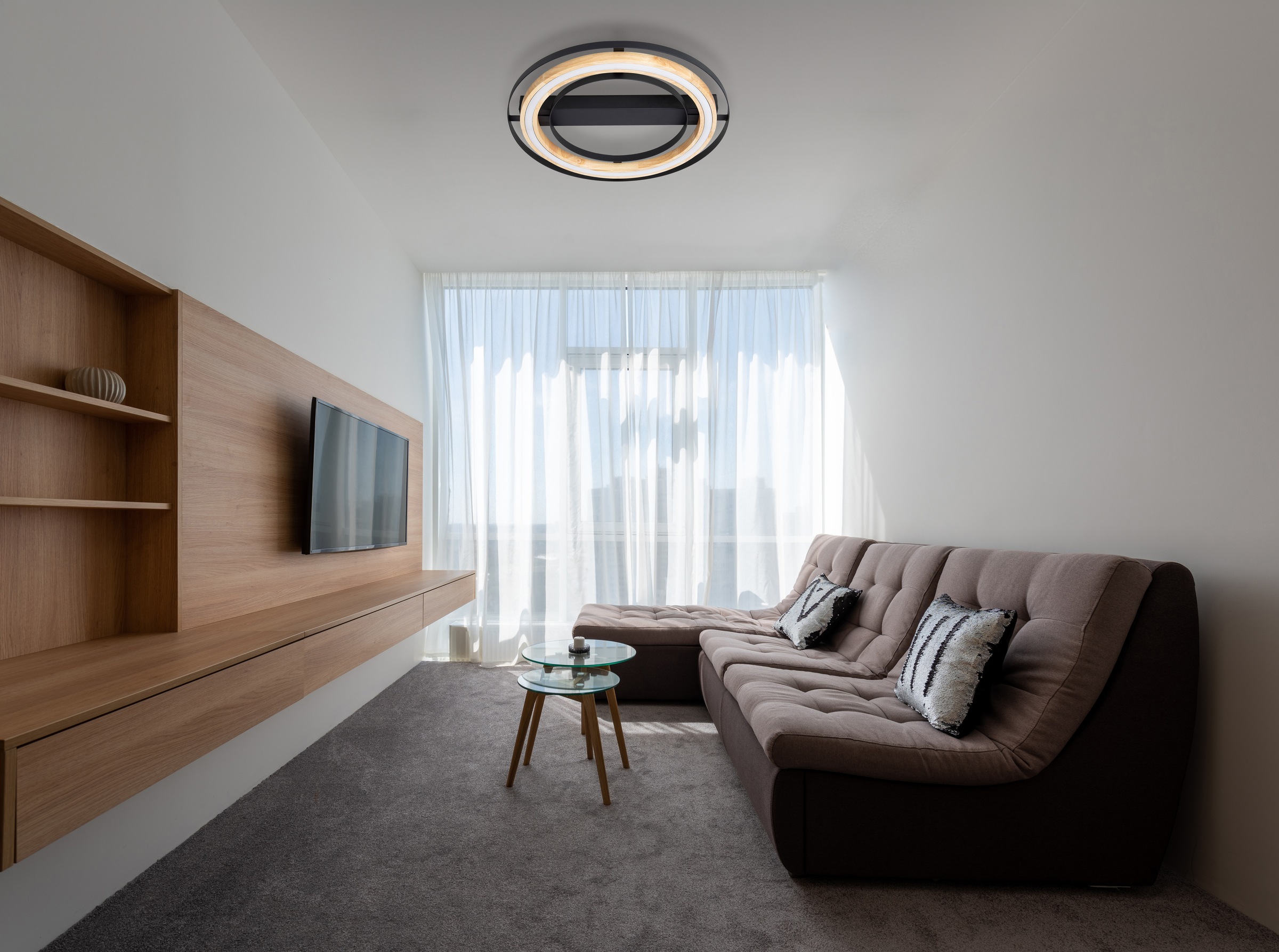 NOWA Deckenleuchte »RILAS« LED-Modul 1 Stk. Warmweiß Deckenlampe Wohnzimmer-Leuchte Schlafzimmer-Leuchte Flur Küche