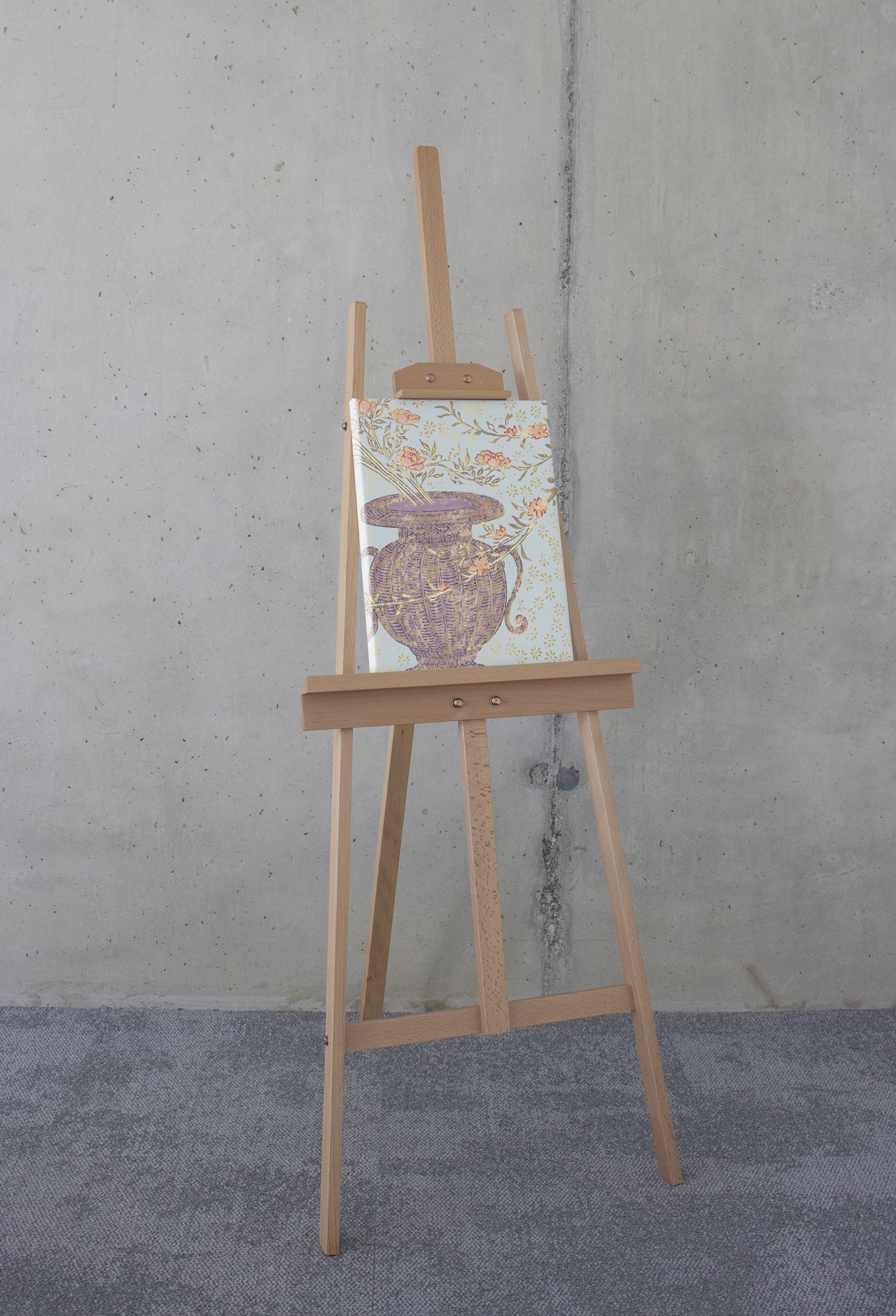 Komar Leinwandbild »Anubis Vase - Größe 30 x 40 cm«, Natur, (1 St.), Keilrahmenbild mi Echtholzrahmen