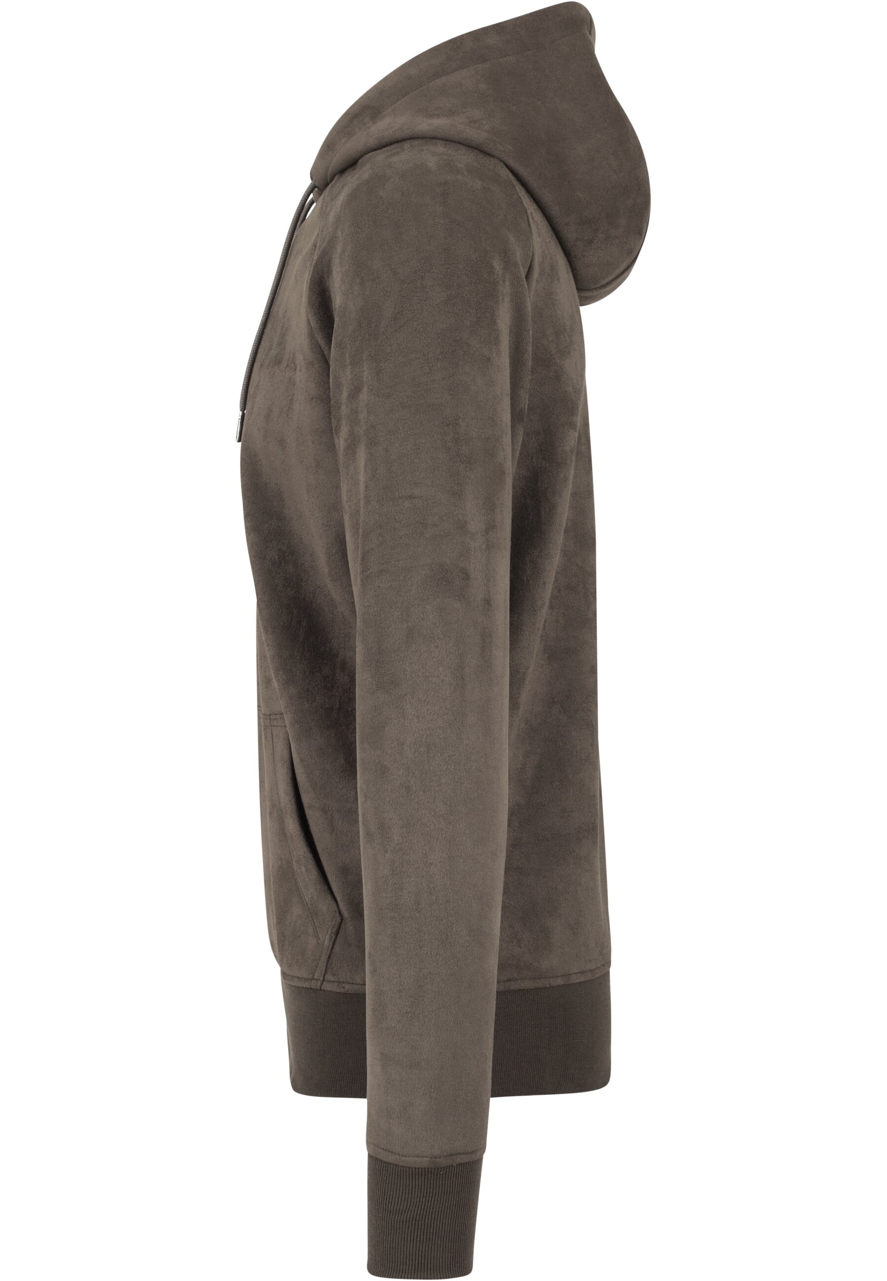 URBAN CLASSICS Sweatshirt »Urban Classics Herren Imitation Suede Hoody«, (1 tlg.)