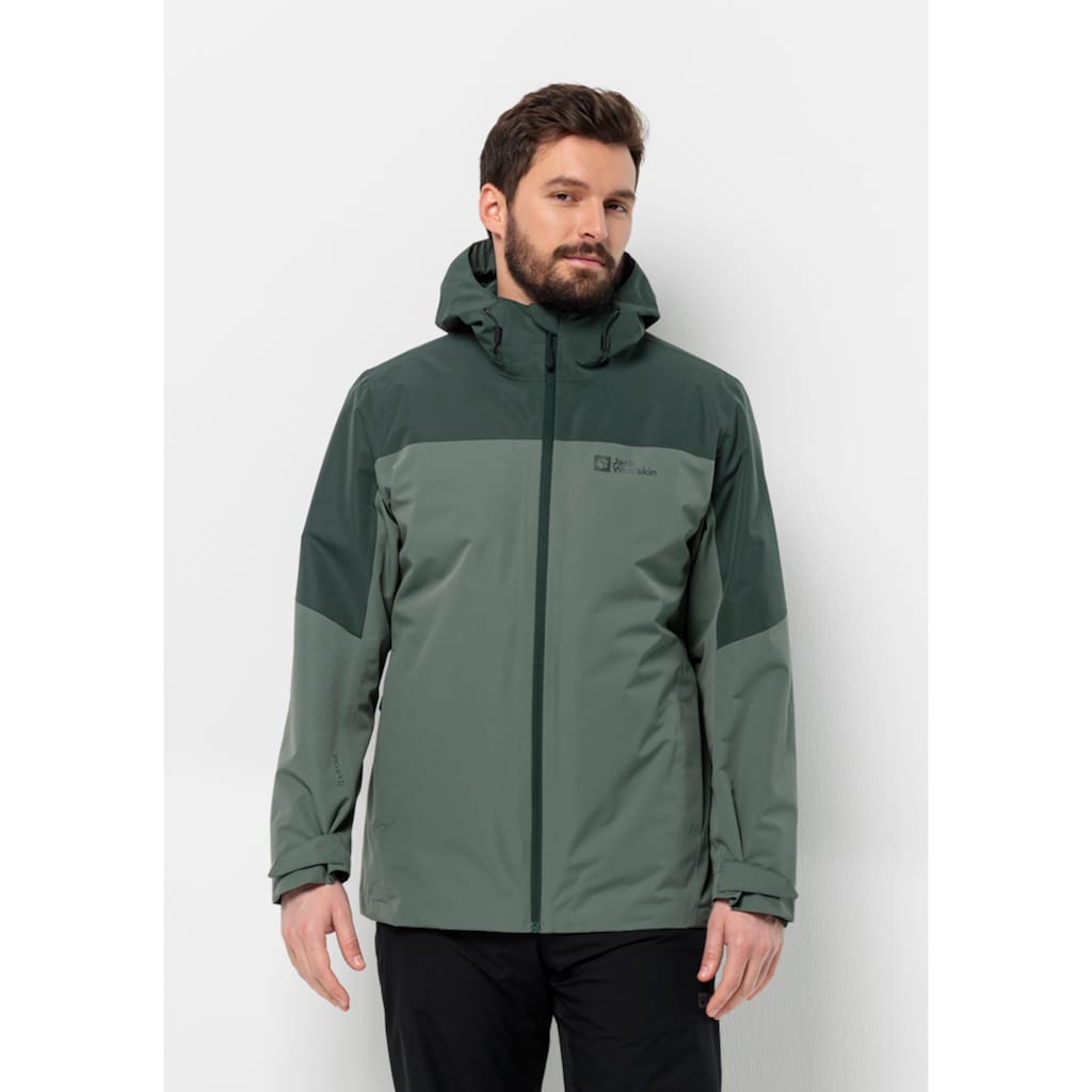 Jack Wolfskin 3-in-1-Funktionsjacke »GLAABACH 3IN1 JKT M«, (2 teilig), mit Kapuze