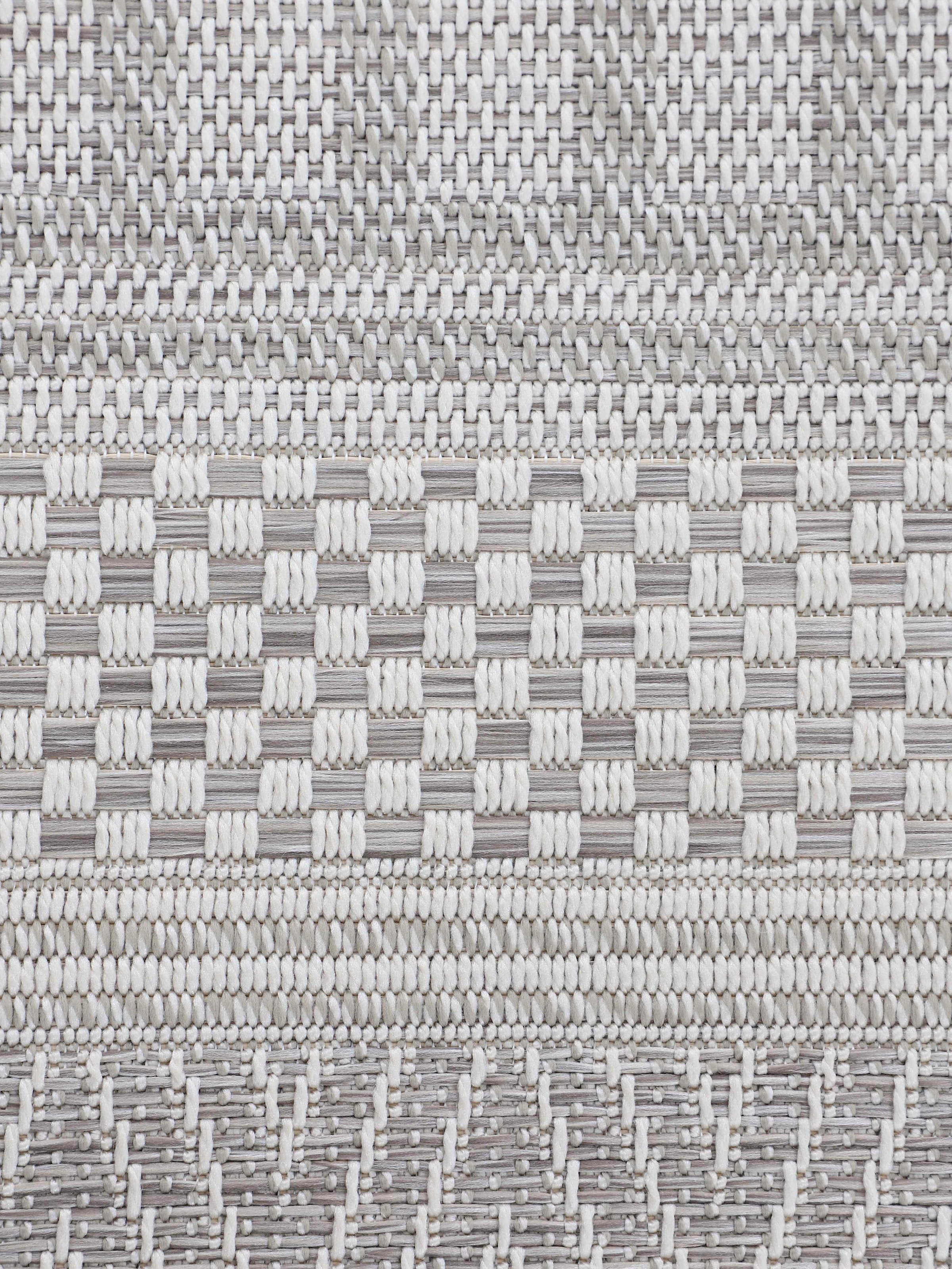 carpetfine Läufer »Boho 100«, rechteckig, 4 mm Höhe, robustes Flachgewebe, Sisal Optik, UV-beständig, Außenbereich