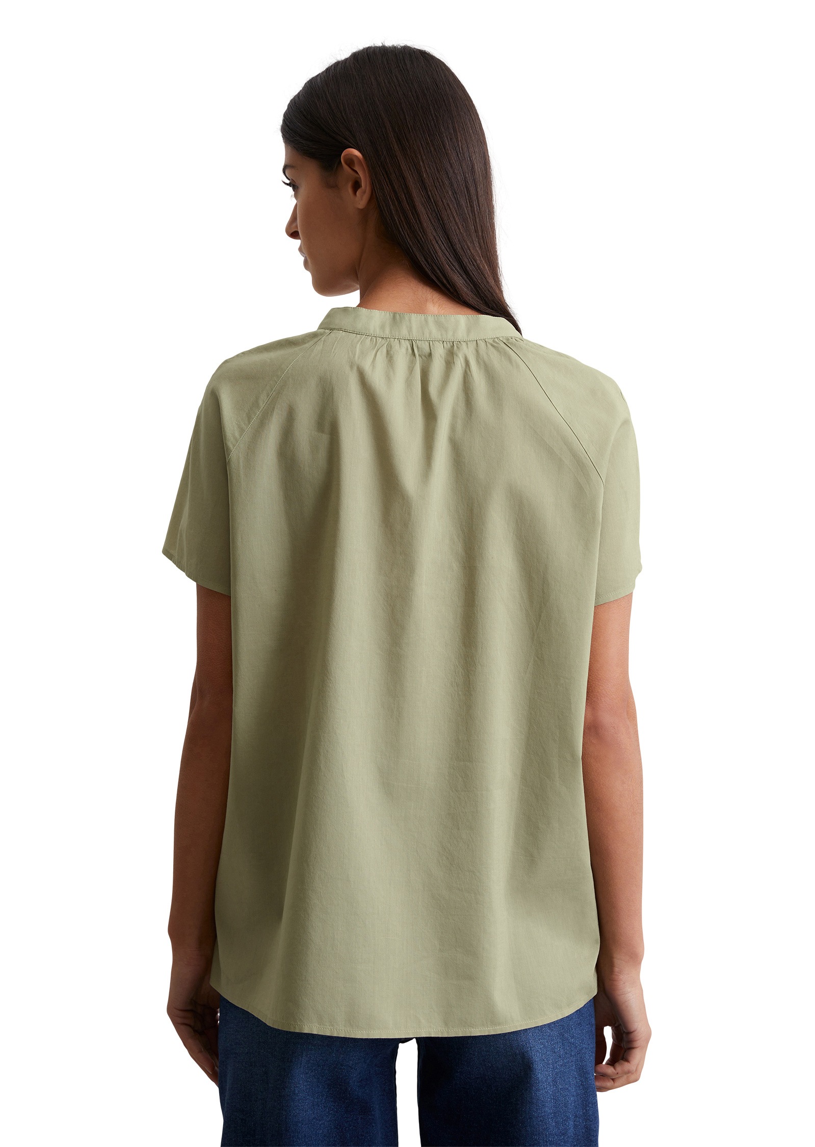 Thumbnail - Marc OPolo Kurzarmbluse "aus leichtem Baumwolle-Voile"