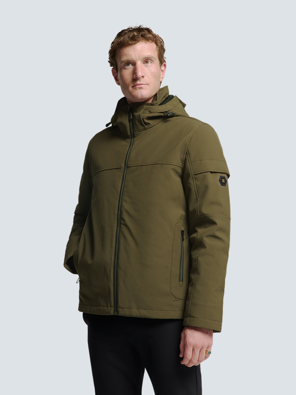 NO EXCESS Softshelljacke "No Excess Softshell-Kapuzenjacke"