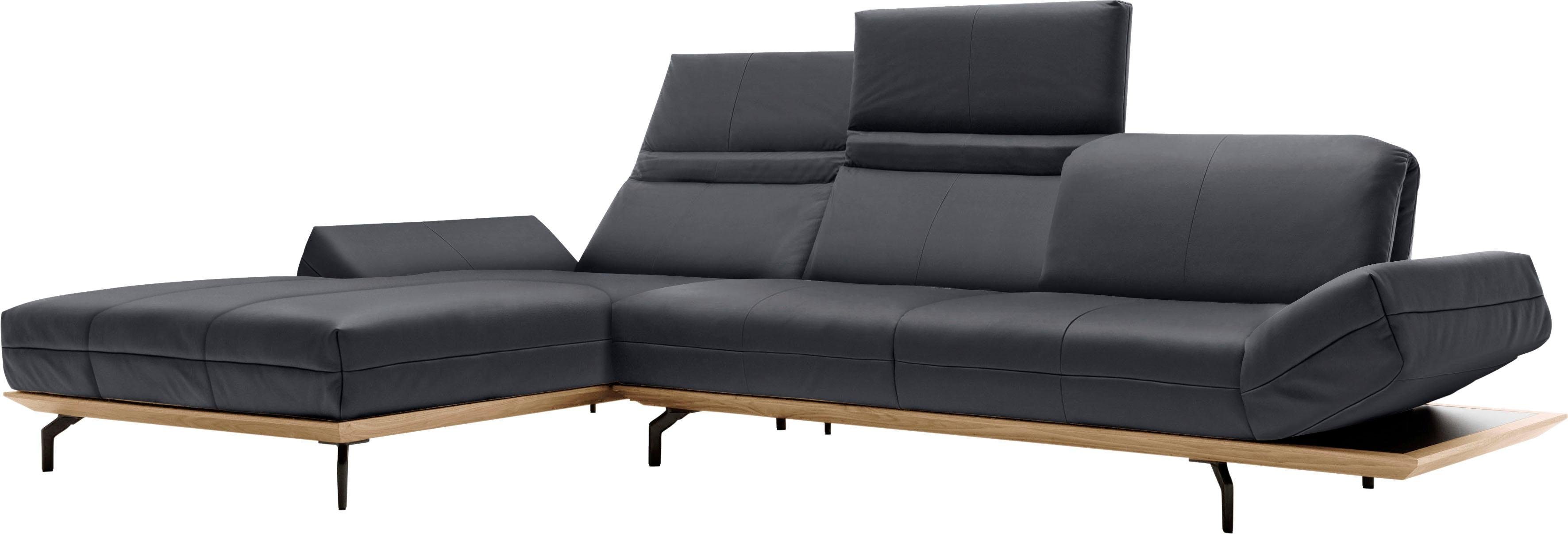 Thumbnail - Creation BY ROLF BENZ Ecksofa "CR.420, Designecksofa, L-Form", in 2 Qualitäten, Holzrahmen in Eiche Natur oder Nußbaum, ...