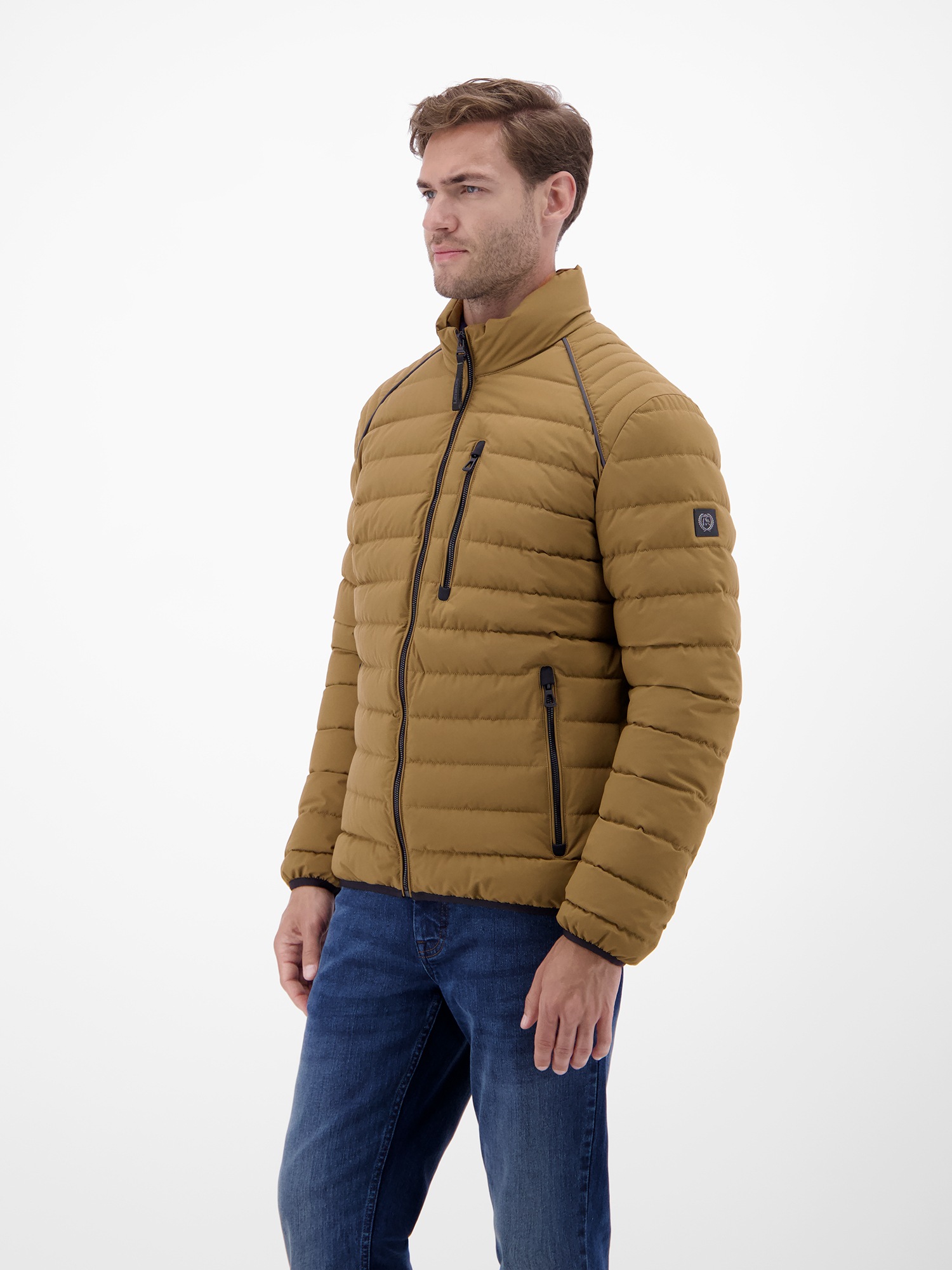 Thumbnail - LERROS Steppjacke "LERROS Light-Weight Herren Steppjacke" ohne Kapuze Wasserabweisend, atmungsaktiv