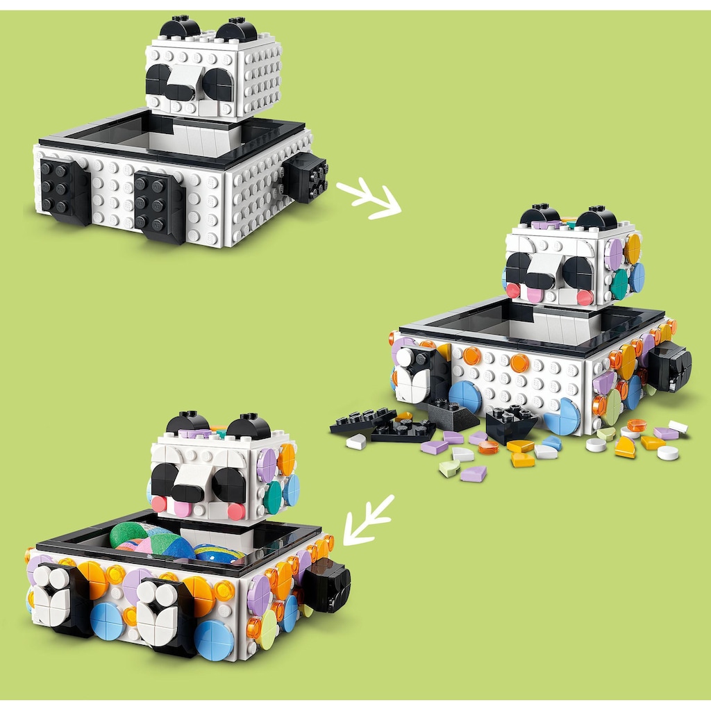 LEGO® Konstruktionsspielsteine »Panda Ablageschale (41959), LEGO® DOTS«, (517 St.)