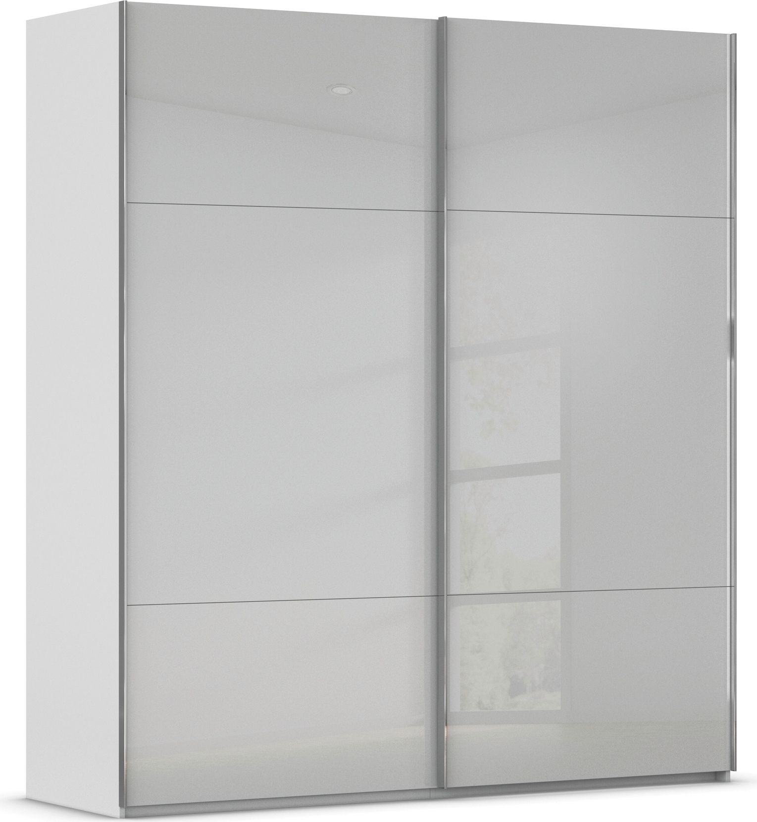 rauch Schwebetürenschrank "Kleiderschrank Schrank Garderobe Schlafzimmerschrank CONTIDO" 3 verschiedene Ausstattungen BASIC/CLASSIC/PREMIUM, aus hochwertigem Material in 6 Breiten 2 Griff-Farben MADE IN GERMANY