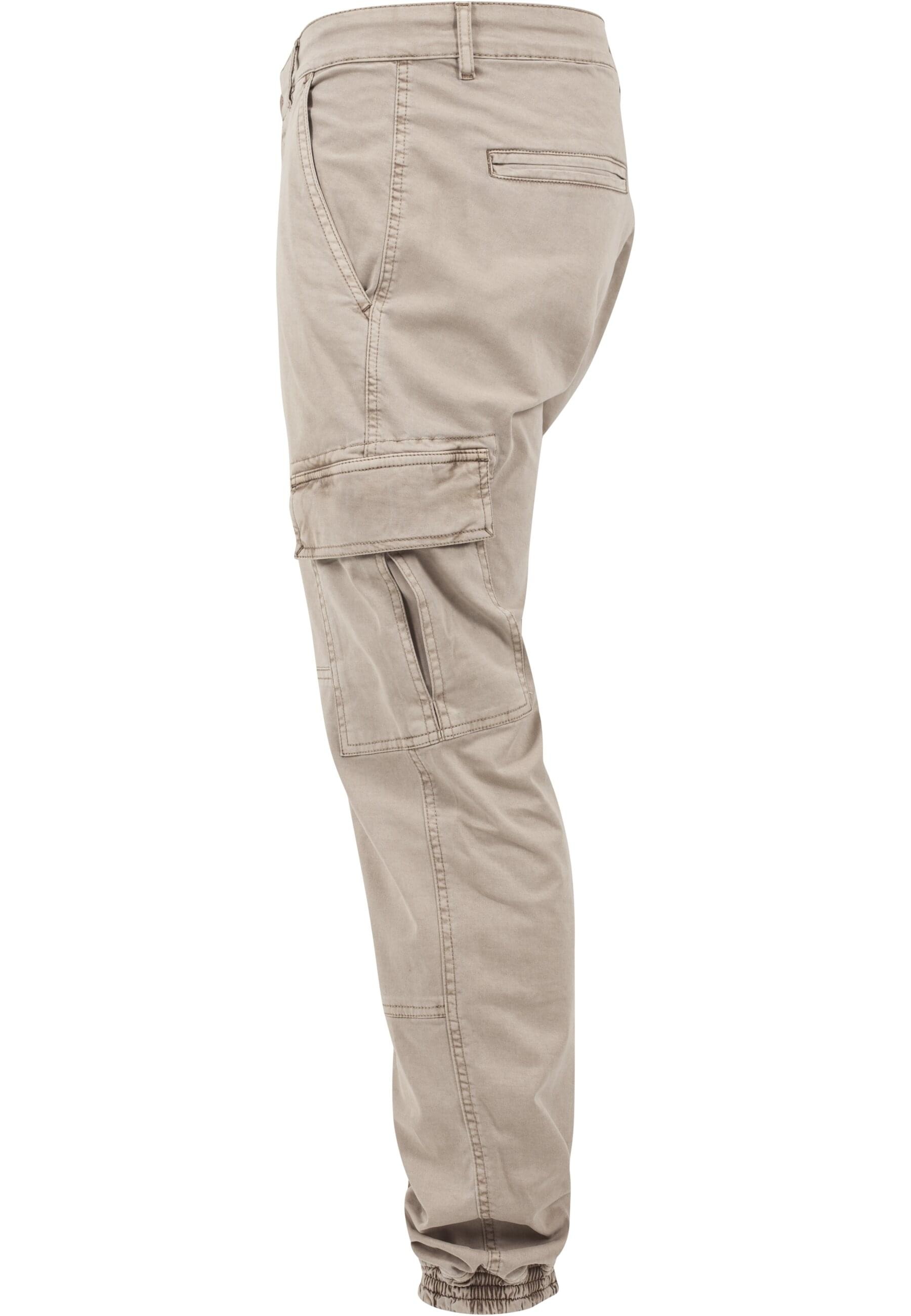 URBAN CLASSICS Cargohose »Urban Classics Herren Washed Cargo Twill Jogging Pants«, (1 tlg.)