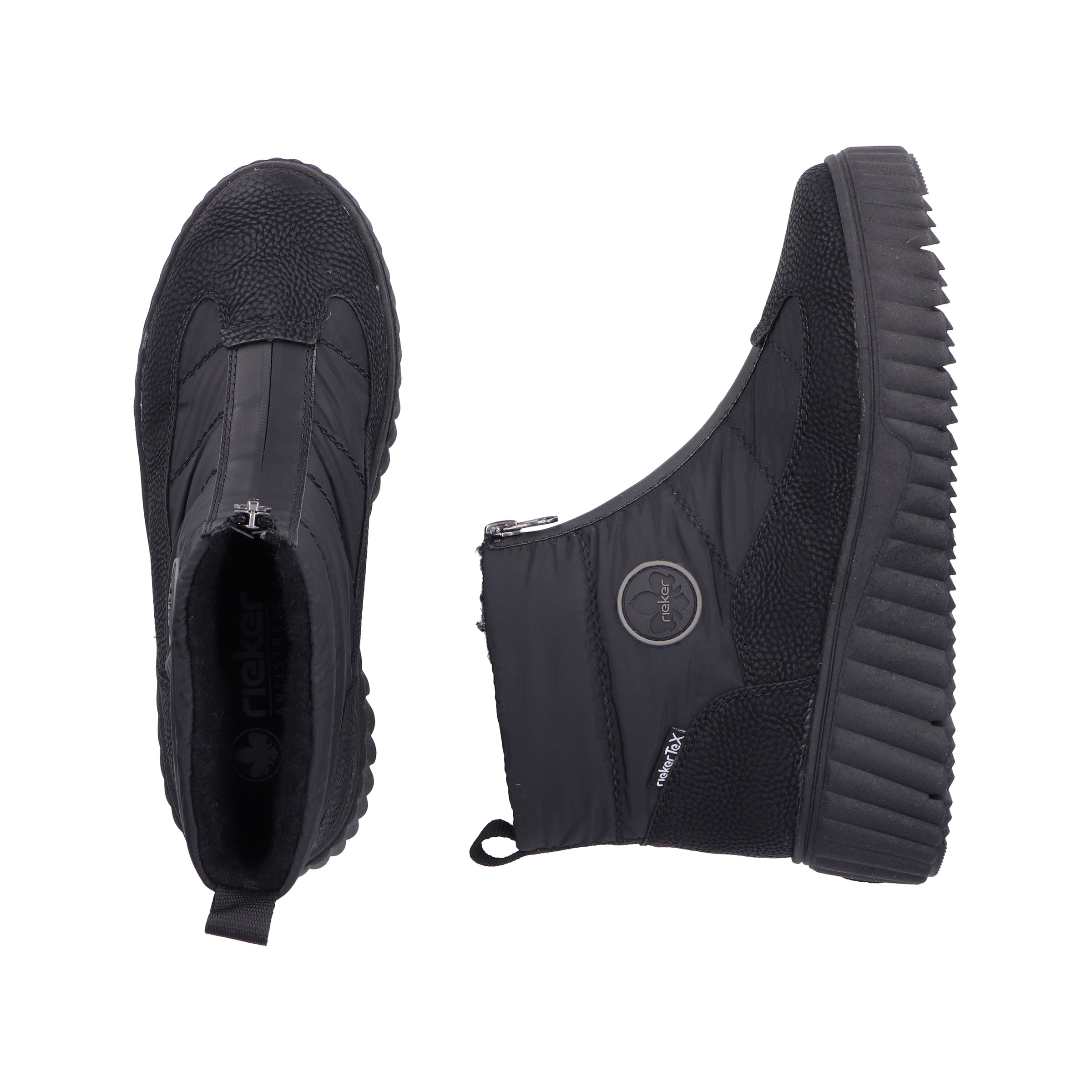 Rieker Winterboots, Outdoorboots, Snowboots mit Reißverschluss am Rist