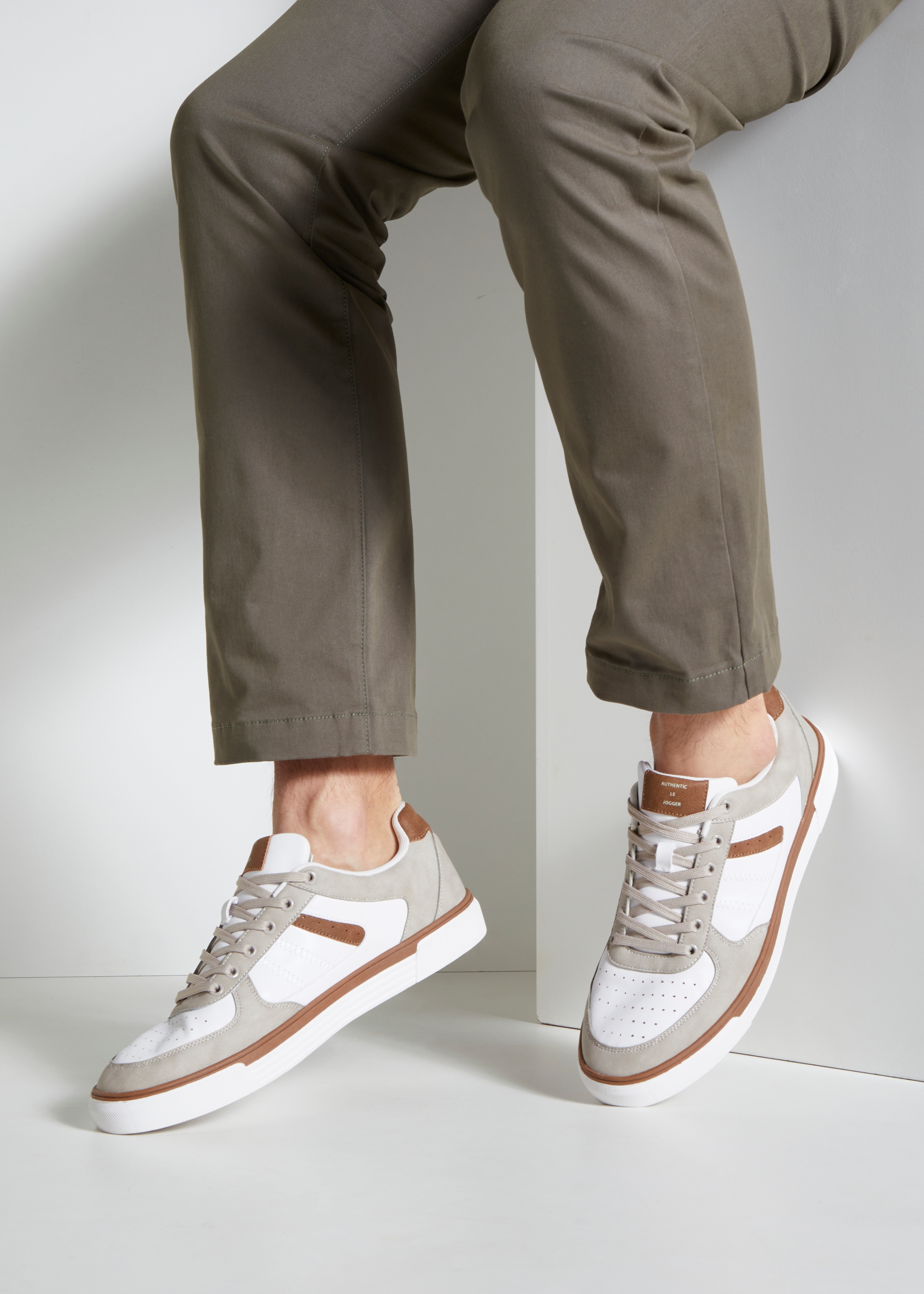 AUTHENTIC LE JOGGER Sneaker, mit Farb- & Materialmix, Schnürhalbschuhe, Fre günstig online kaufen