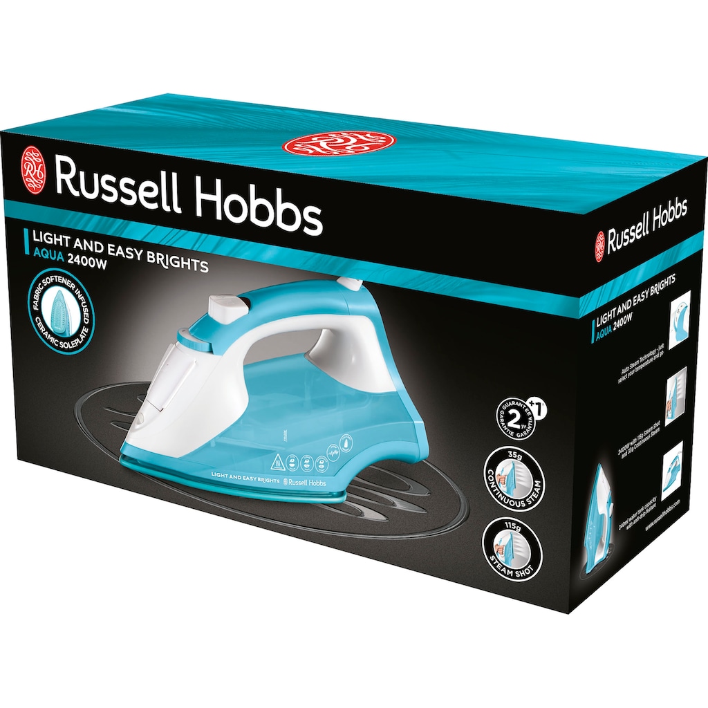 RUSSELL HOBBS Dampfbügeleisen »26482-56 Light and Easy Brights Aqua«, 2400 W