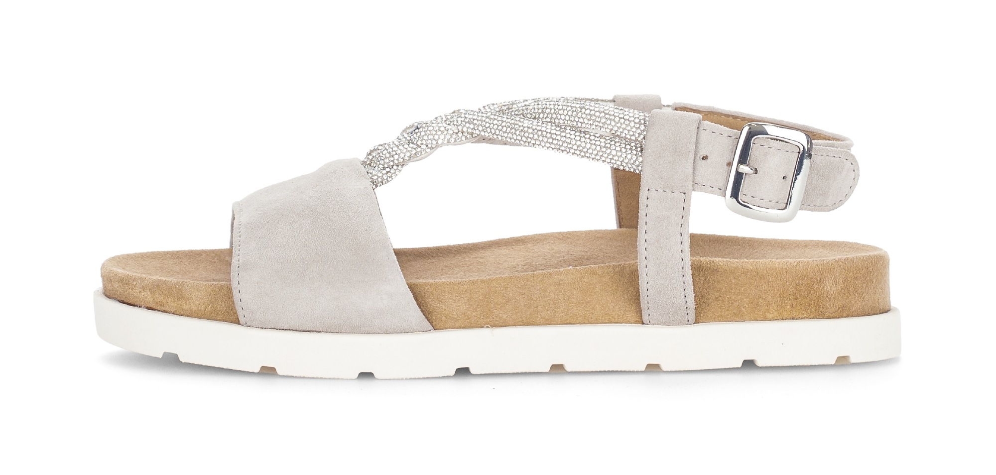 Gabor Riemchensandale Plateau, Sandalette, Sommerschuh mit funkelnden Stras günstig online kaufen