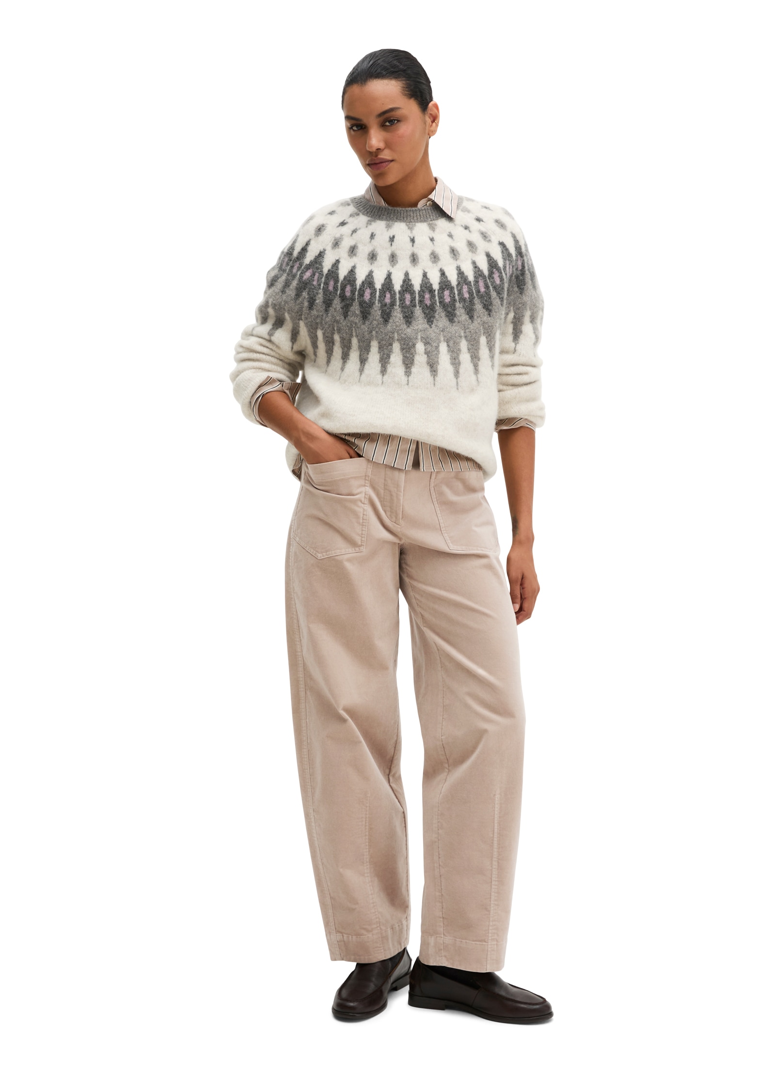 Marc O'Polo Strickpullover »aus kuscheligem Wolle-Alpakawolle-Mix«