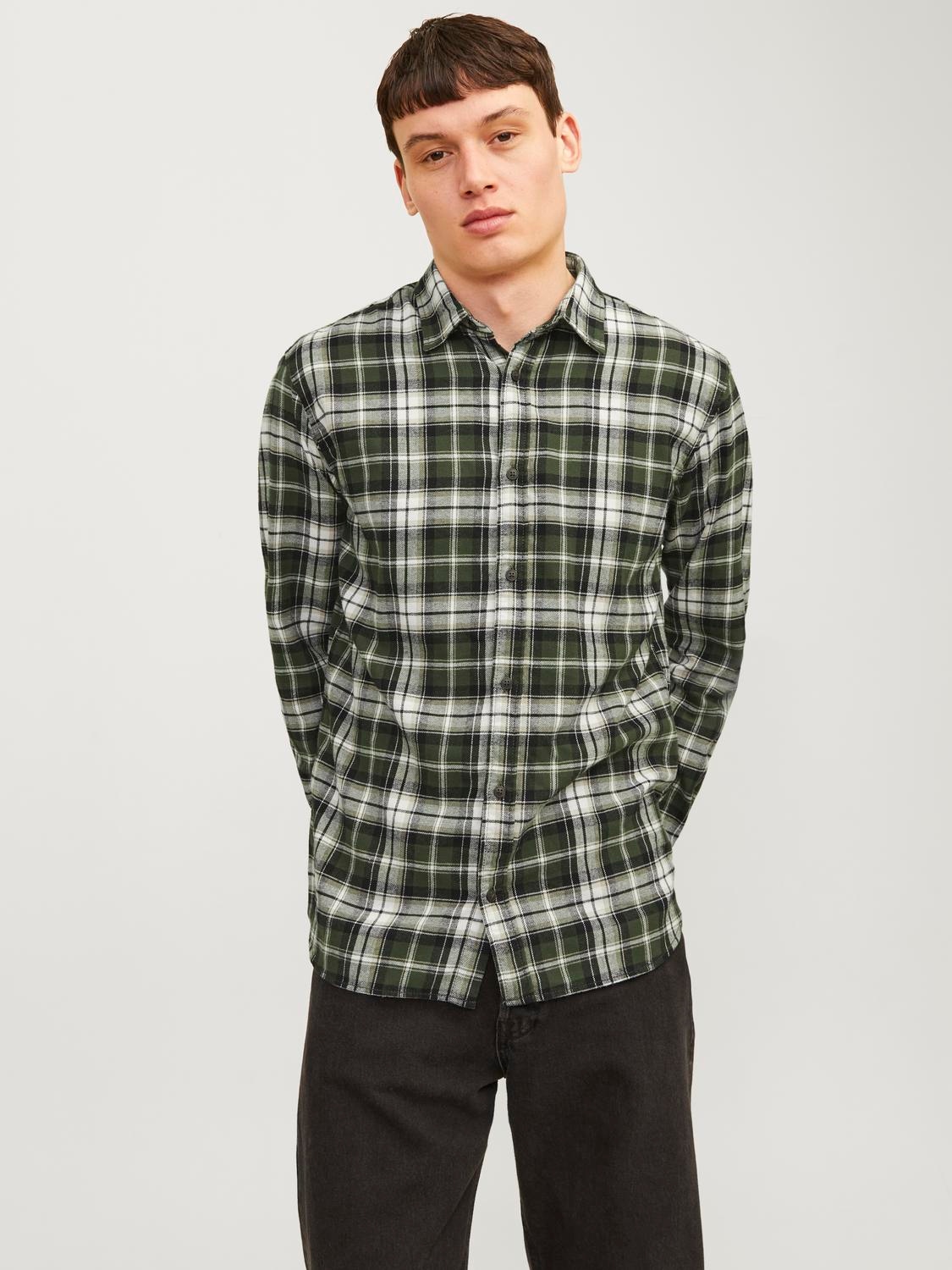 Jack & Jones Langarmhemd "JJJOSHUA FALL FLANNEL SHIRT LS" günstig online kaufen