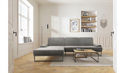 GALLERY M Ecksofa »Viola«, mit Sitztiefenverstellung, mit Metallkufe kaufen GALLERY M Ecksofa »Viola«, mit Sitztiefenverstellung, mit Metallkufe kaufen