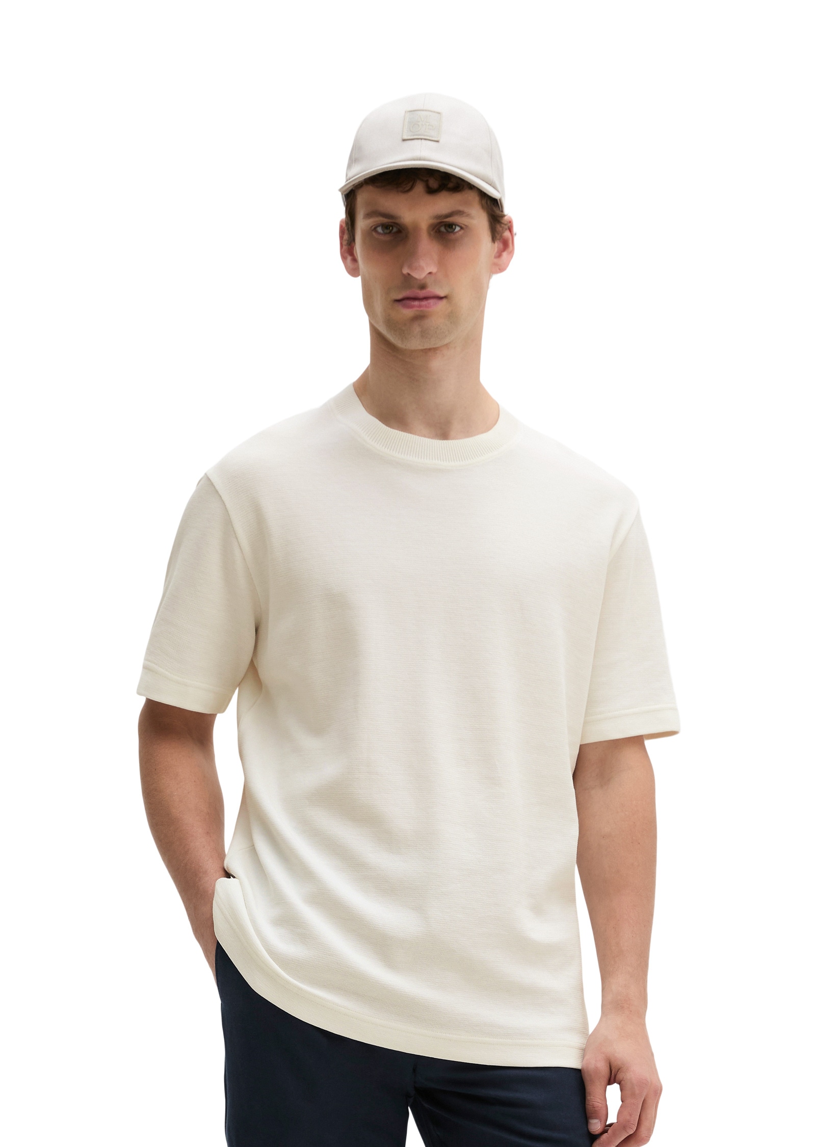 Marc OPolo T-Shirt "aus mittelschwerem Bio-Baumwoll-Jersey"