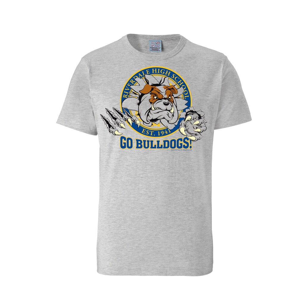 LOGOSHIRT T-Shirt »Riverdale – Go Bulldogs!«, mit lizenziertem Originaldesign