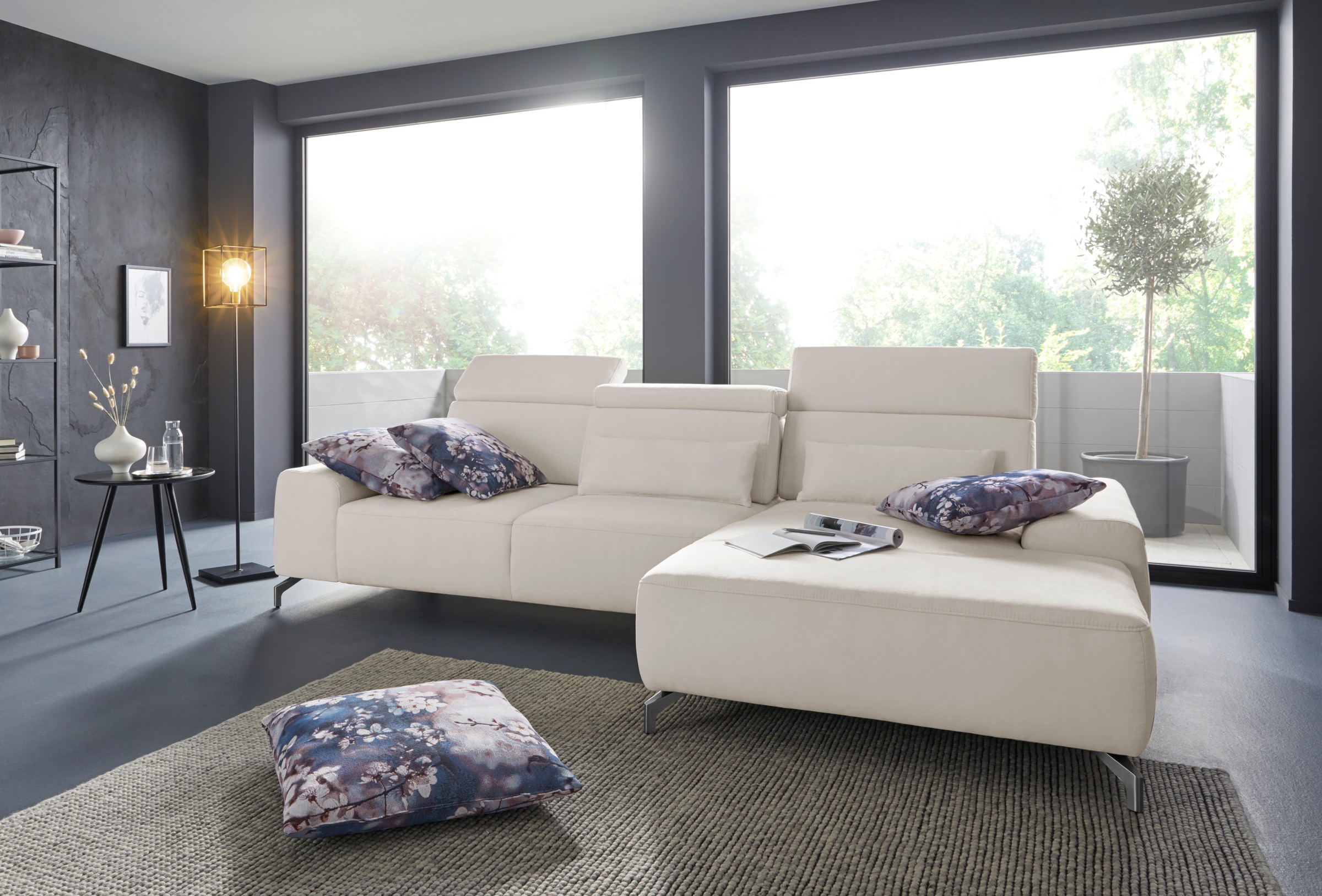 Sit & More Gizeh L-Shape Corner Sofa beige 3