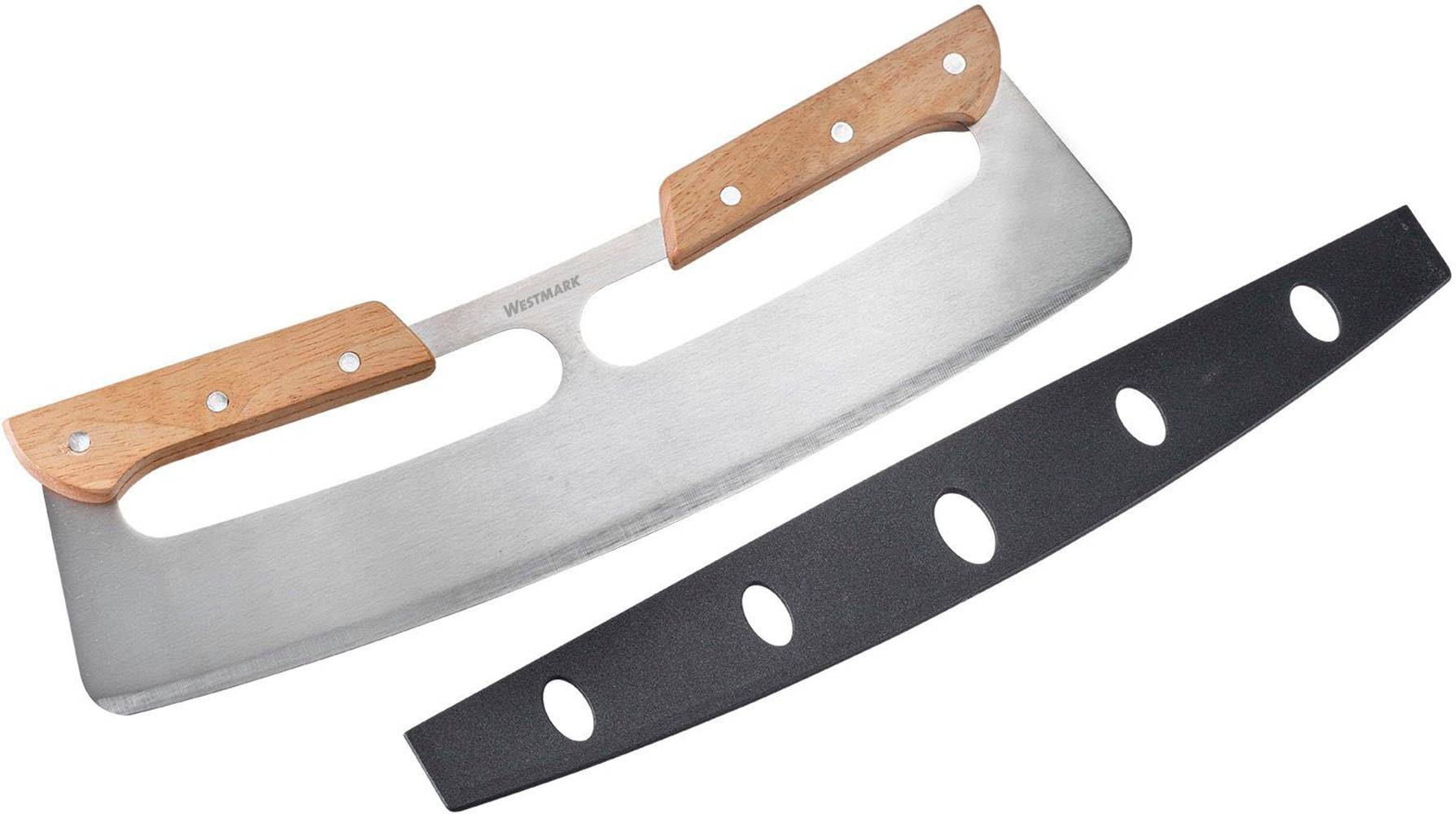 WESTMARK Pizzaschneider "Pro" Wiegemesser, Edelstahl mit Holzgriff günstig online kaufen
