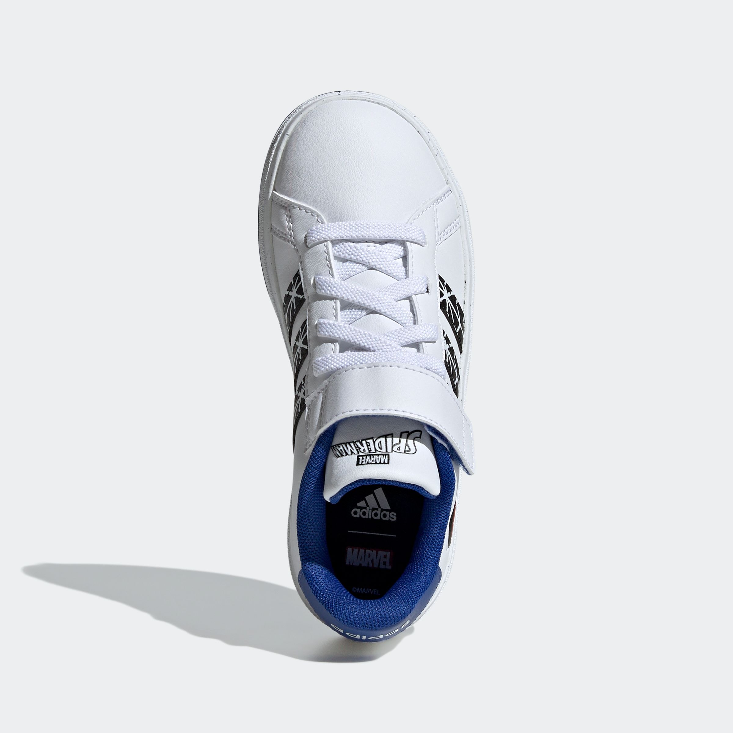 adidas Sportswear Sneaker »ADIDAS MARVEL SPIDER-MAN KIDS GRAND COURT SCHUH«, Design auf den Spuren des adidas Superstar