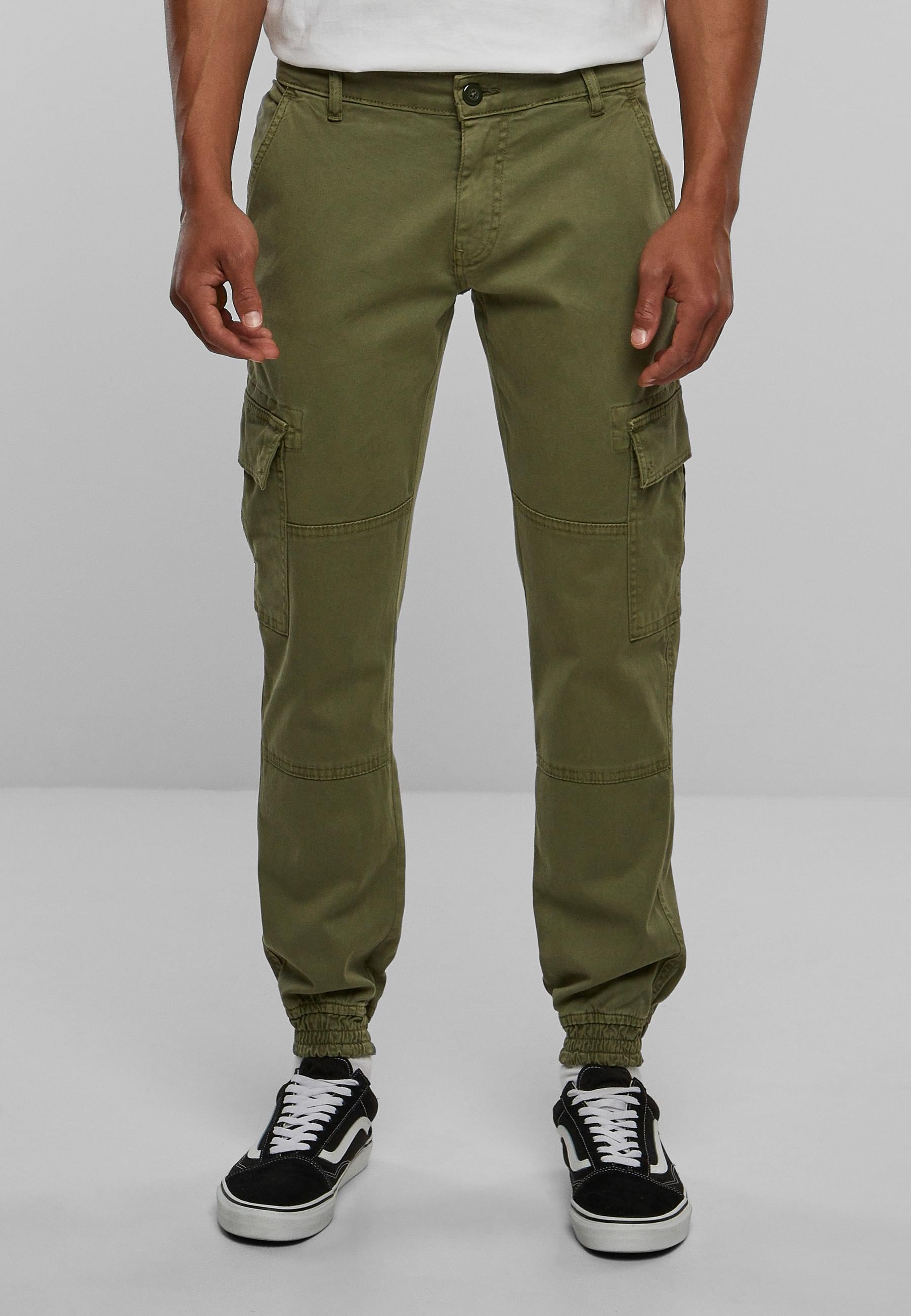 URBAN CLASSICS Cargohose »Urban Classics Herren Washed Cargo Twill Jogging Pants«, (1 tlg.)