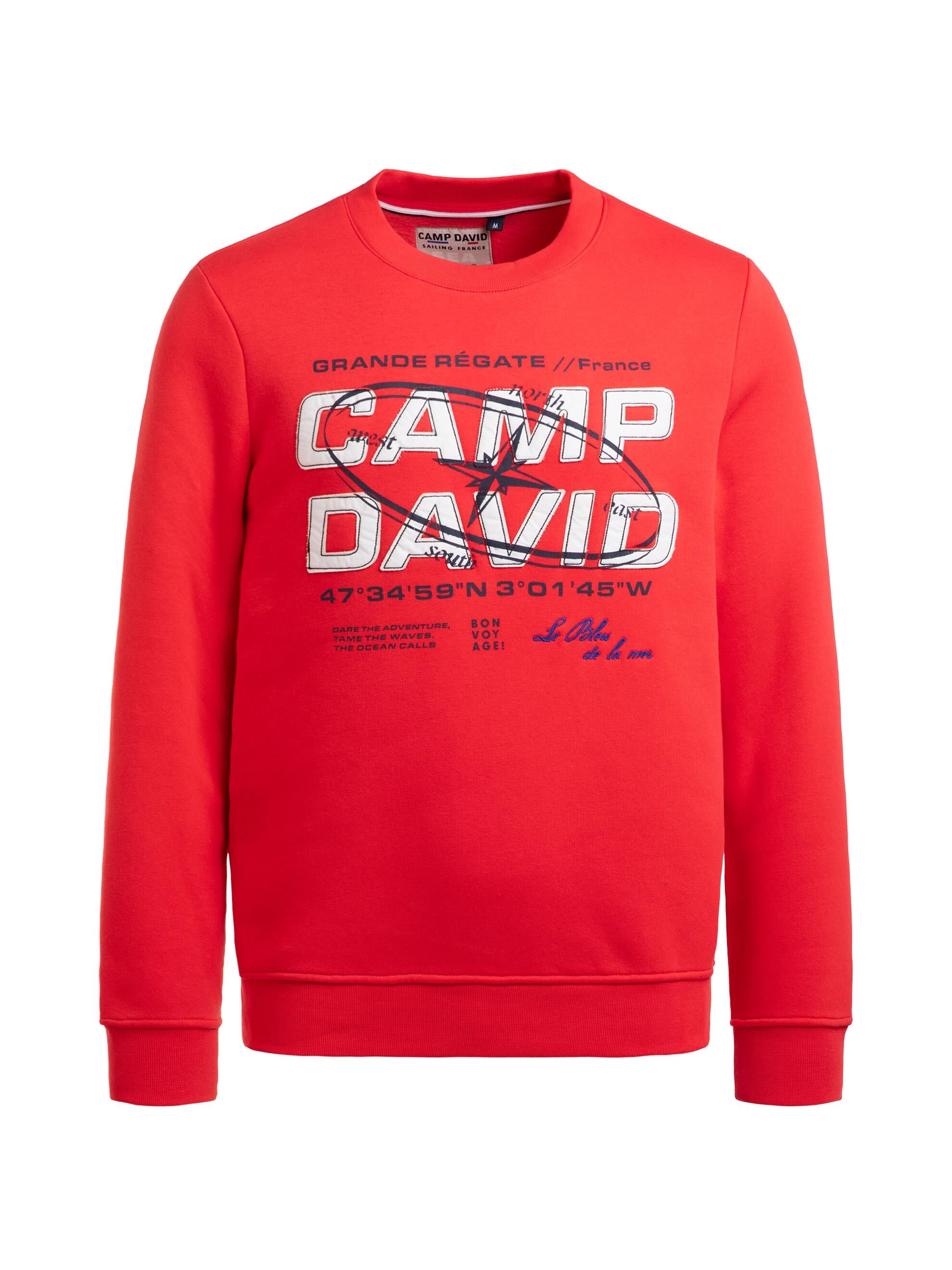 CAMP DAVID Sweater , mit Print

