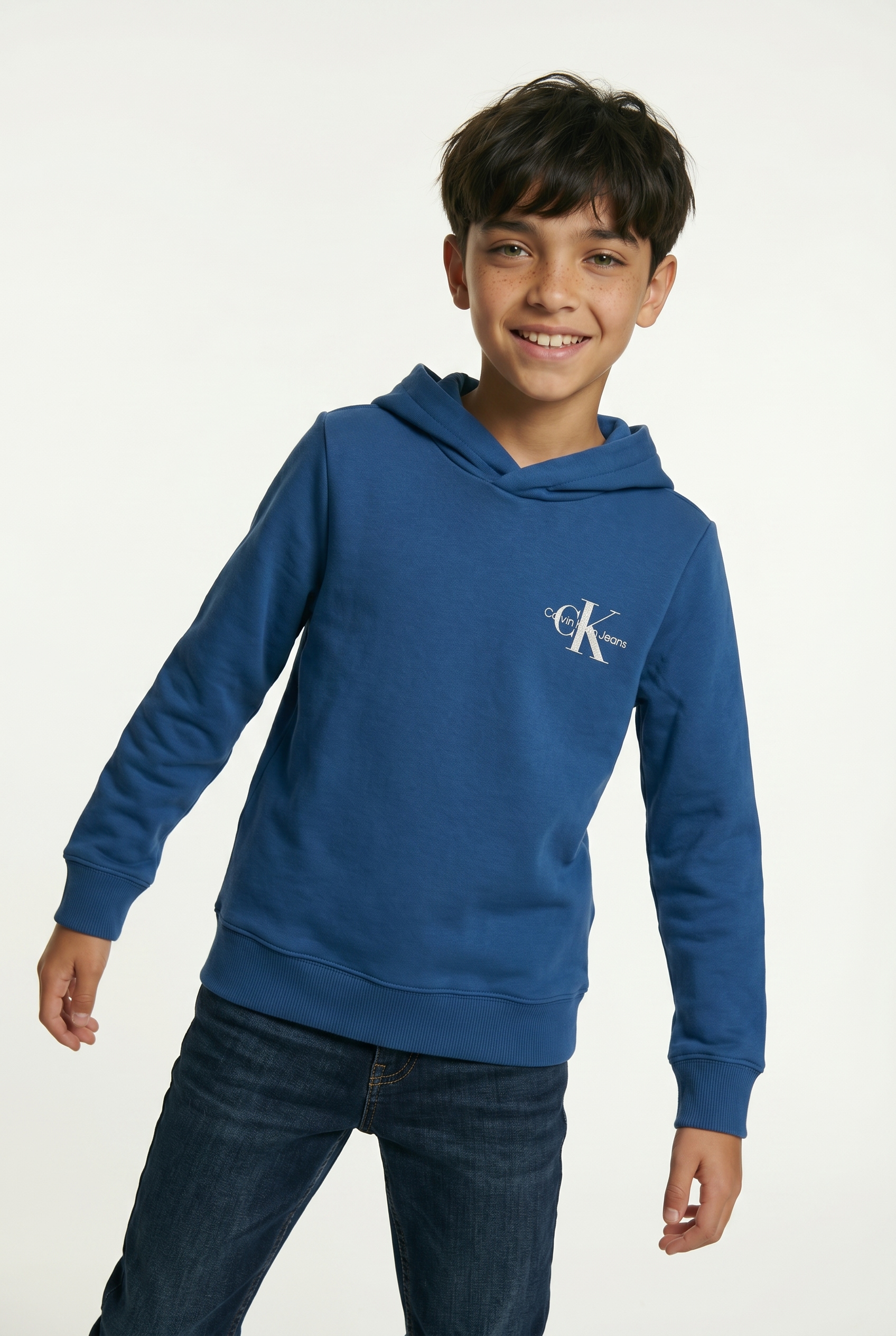 Calvin Klein Jeans Kapuzensweatshirt "SMALL MONOGRAM HOODIE", für Kinder bis 16 Jahre und mit Logoschriftzug