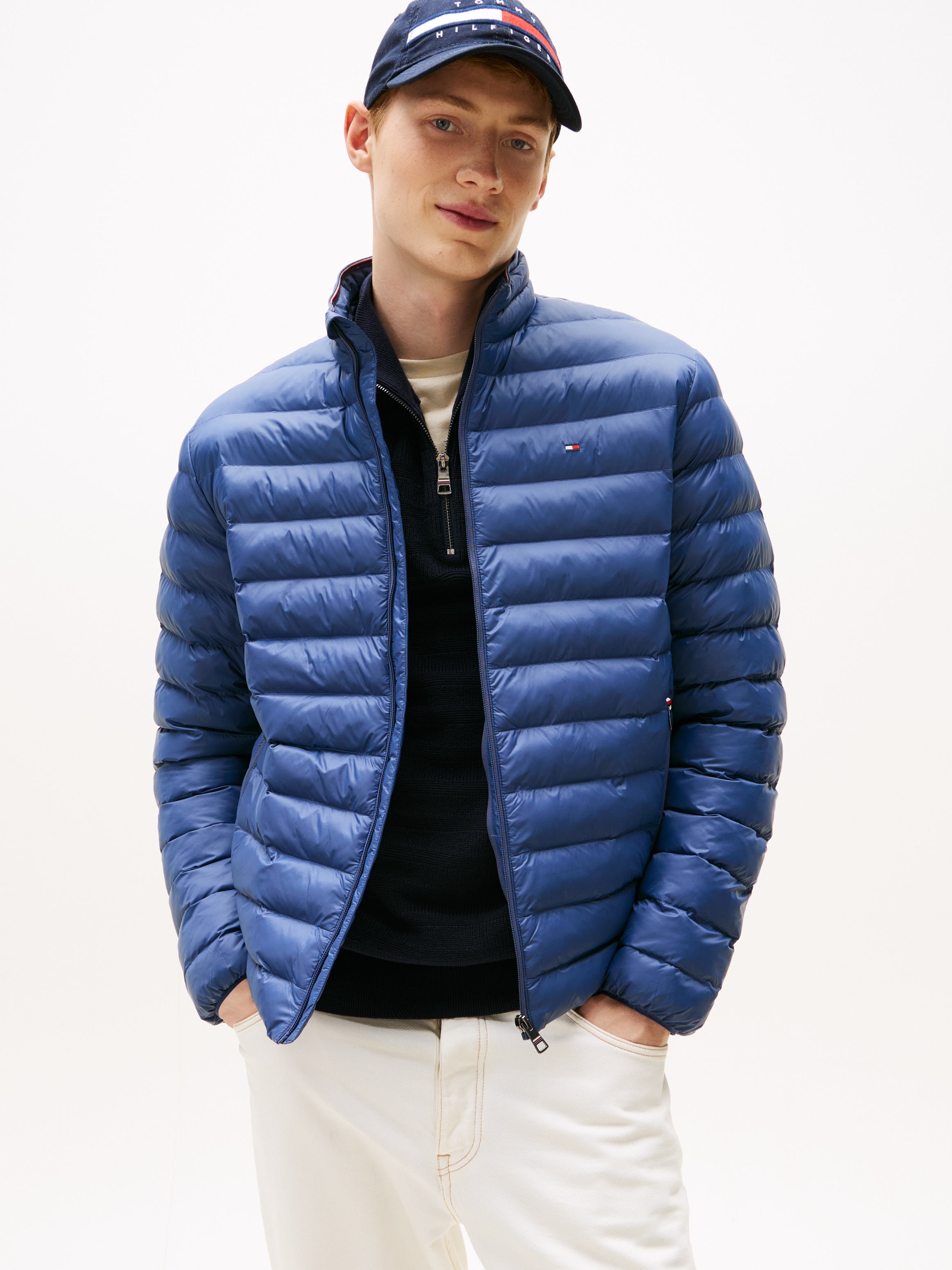 Tommy Hilfiger Steppjacke "PACKABLE RECYCLED JACKET", Übergangsjacke mit Lo günstig online kaufen