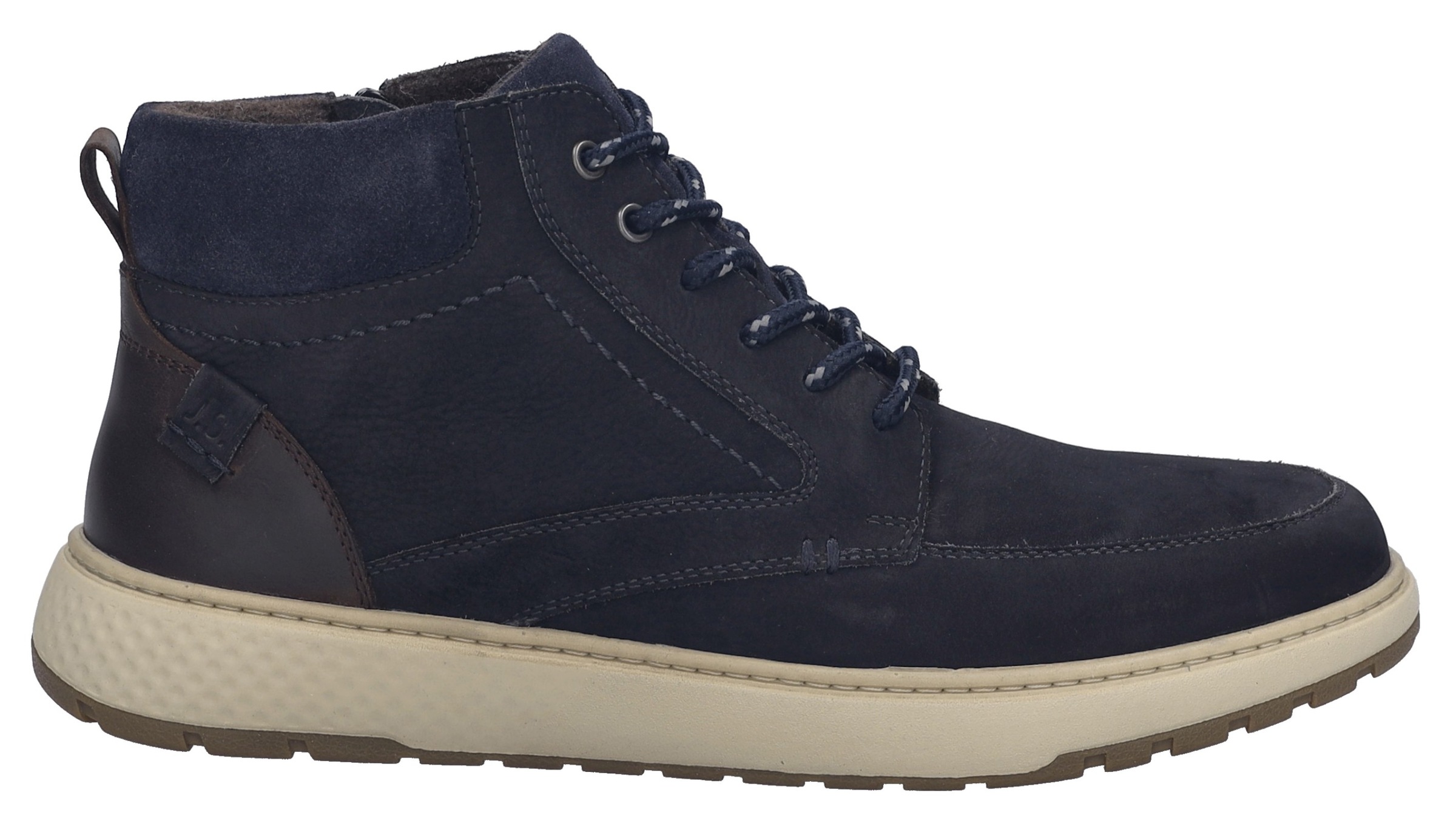 Josef Seibel Schnürboots »Clayton 03«, Schnürschuh, Komfortschuh mit Reißverschluss