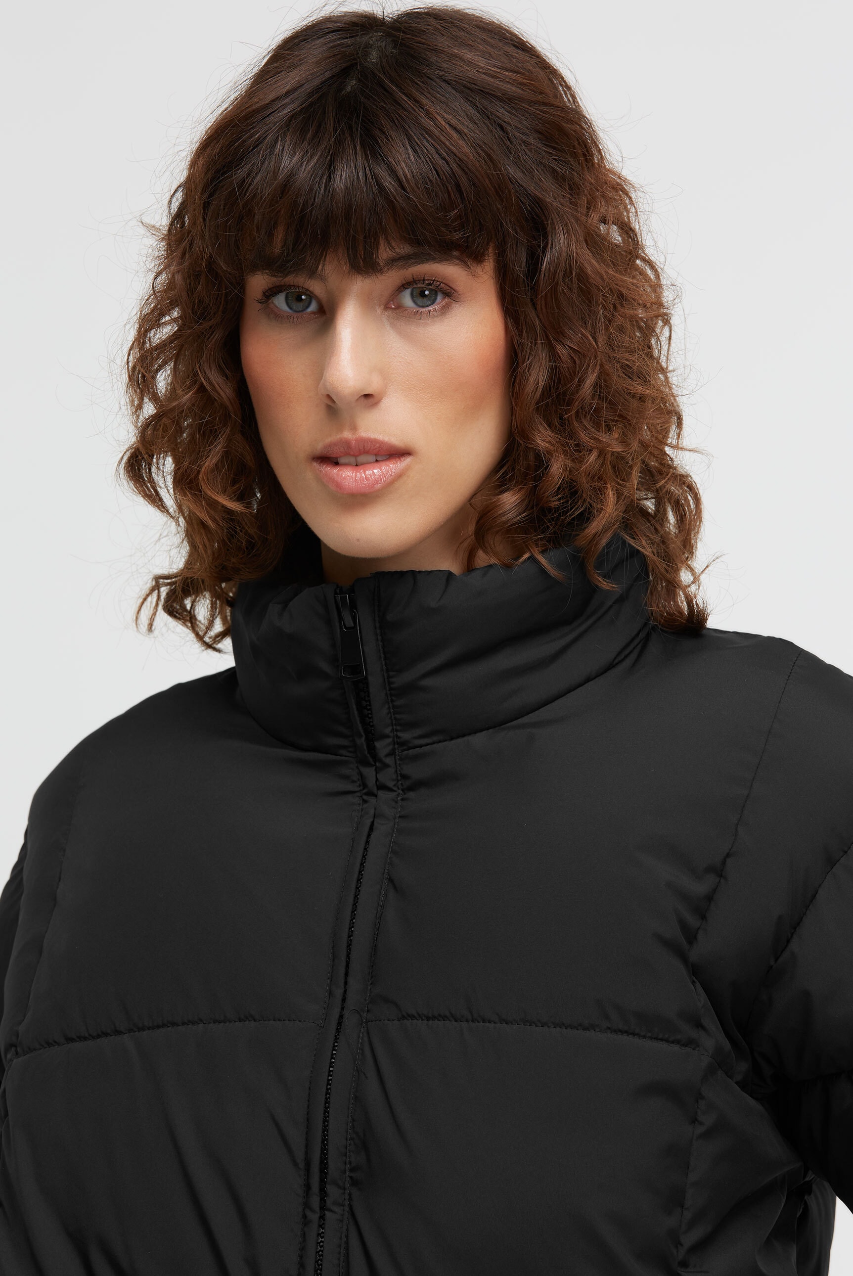 SENSES.THE LABEL Steppjacke ohne Kapuze mit elastischem Saumabschluss