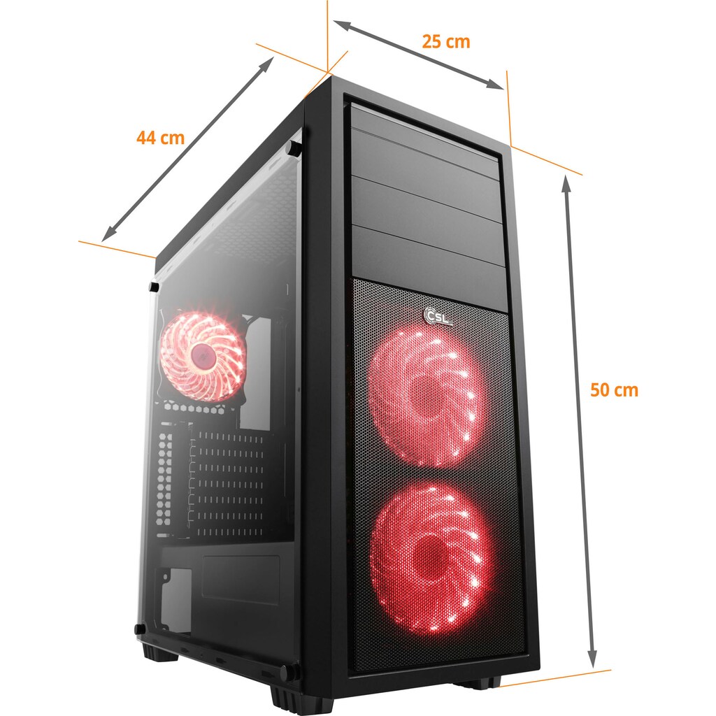 CSL Gaming-PC-Komplettsystem »Speed V25114«