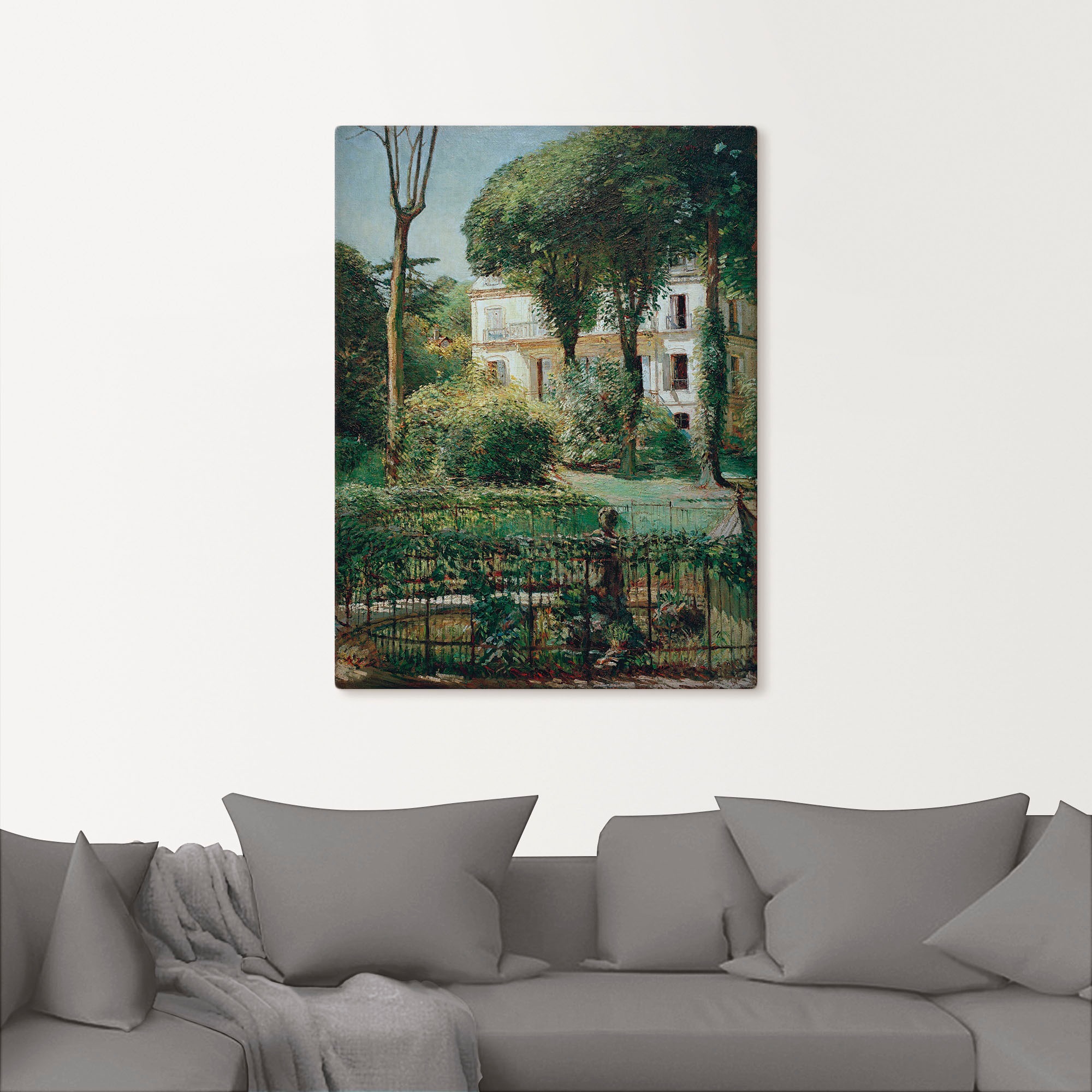 Artland Wandbild »Villa in Paris«, Gartenbilder, (1 St.), als Leinwandbild, Poster in verschied. Größen