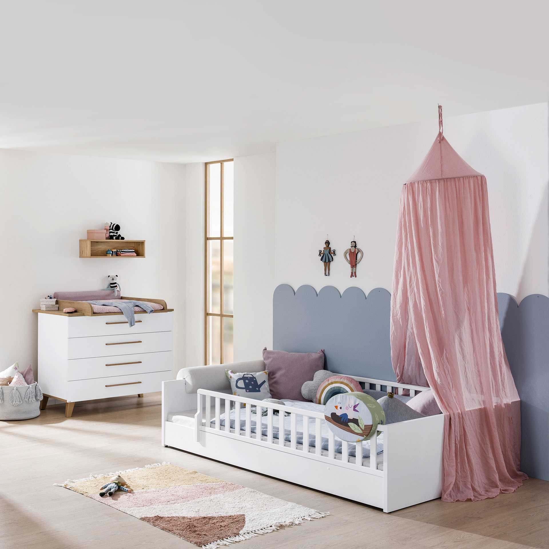 Kinderbett »LITTLE FLO, vom Baby bis zum Teeni, in mehreren Farben und Breiten«,...