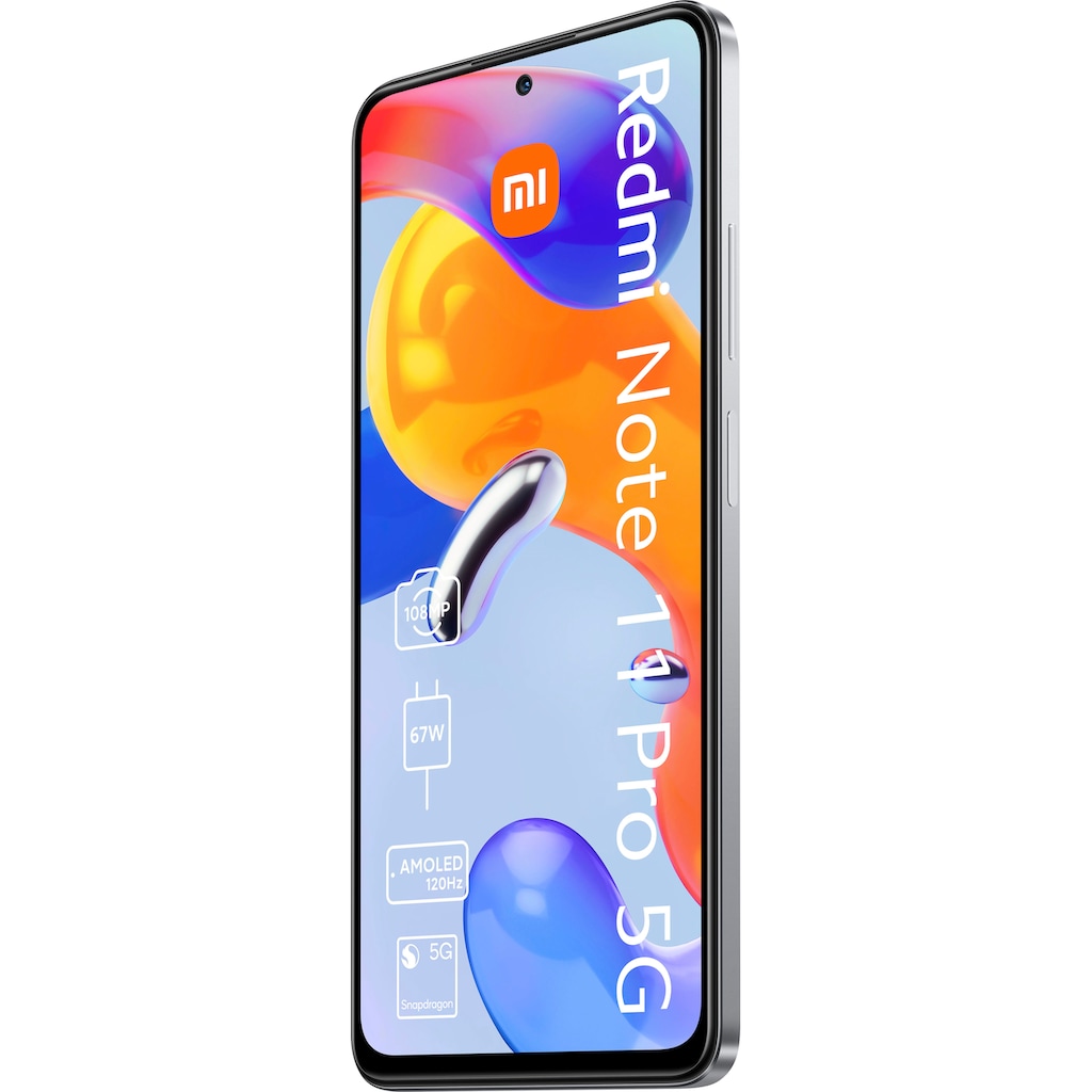 Xiaomi Smartphone »Redmi Note 11 Pro 5G«, Polar White, 16,94 cm/6,67 Zoll, 128 GB Speicherplatz, 108 MP Kamera