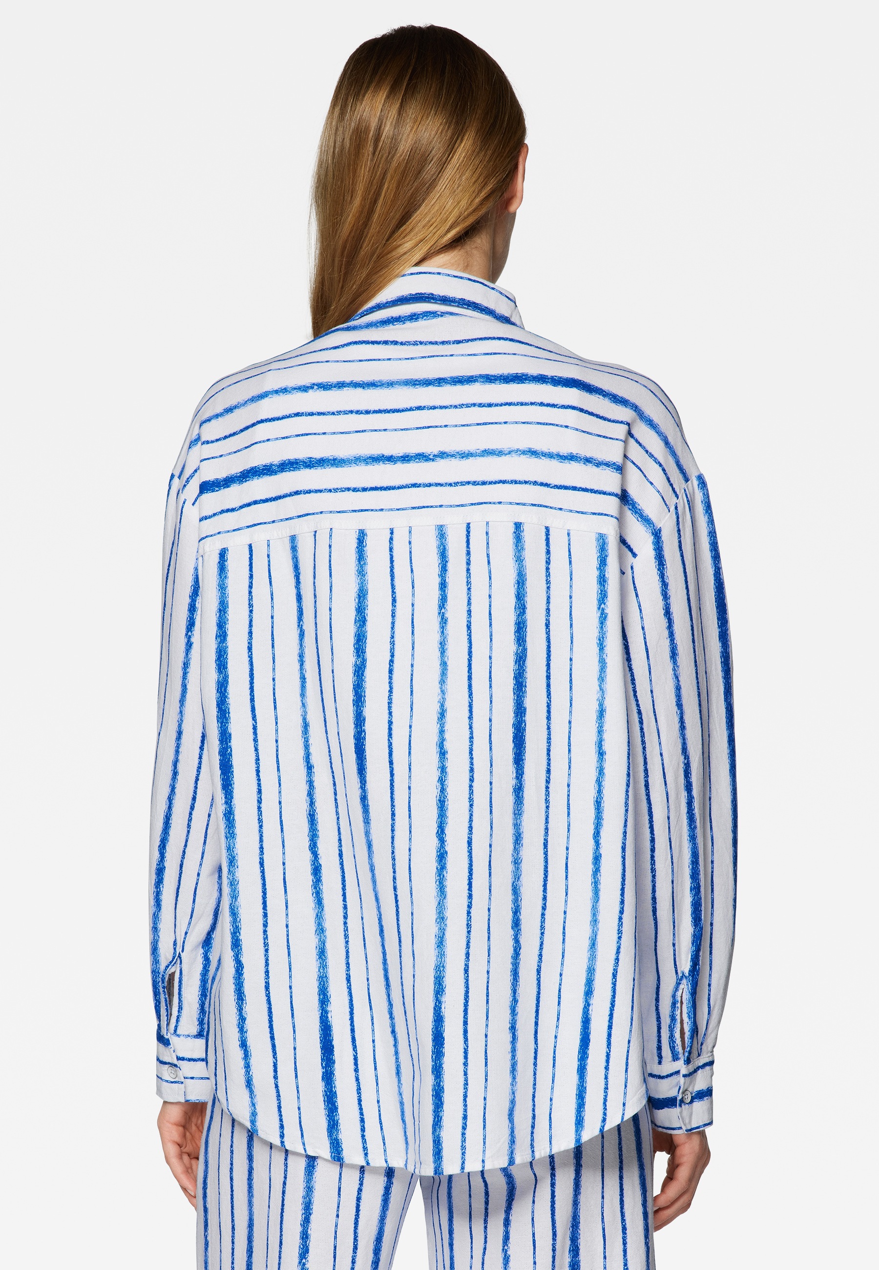 Mavi Langarmbluse "BLUE STRIPED SHIRT", Maviterranean Hemd Gestreift günstig online kaufen