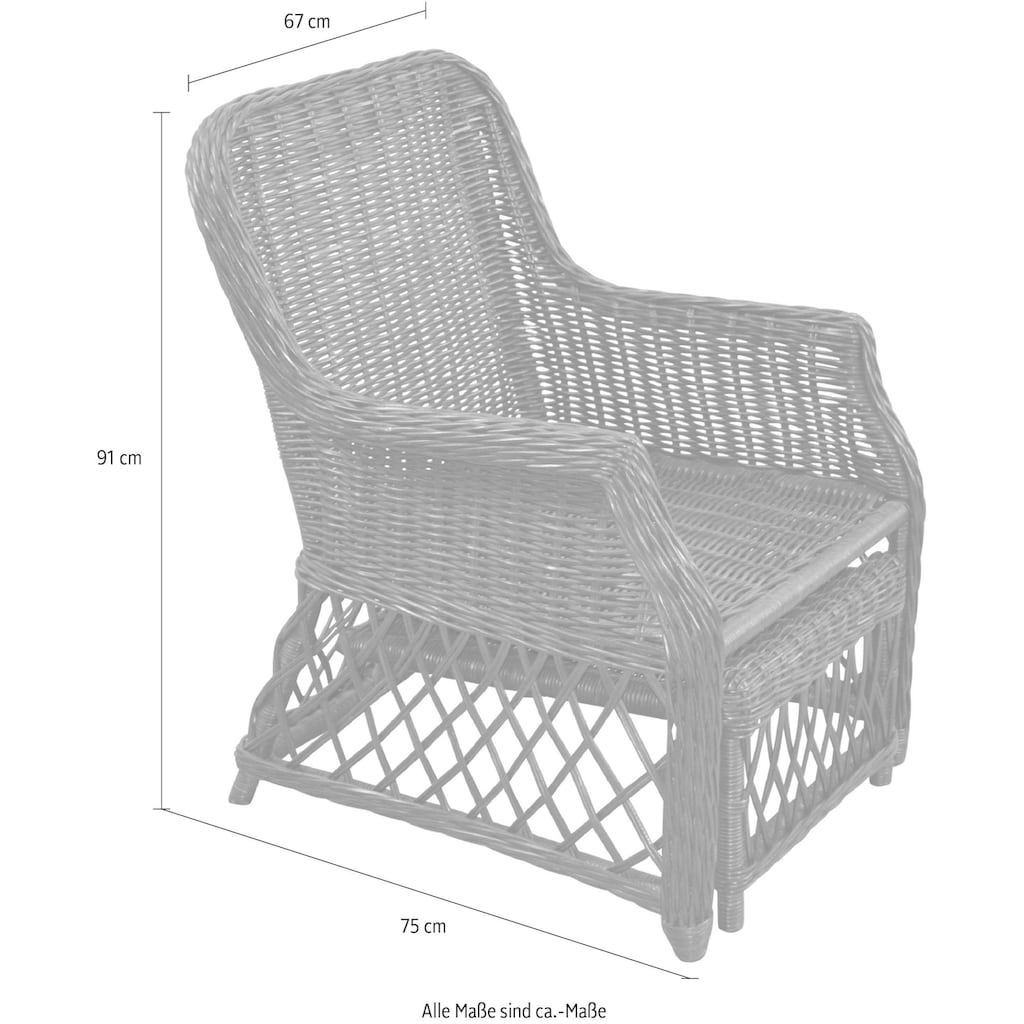 Home affaire Rattanstuhl