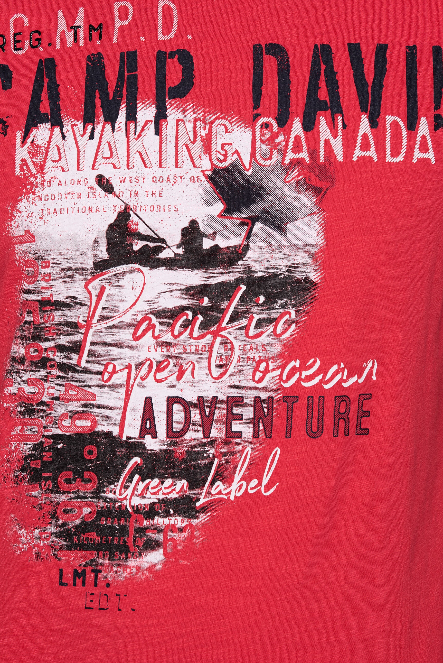 CAMP DAVID Rundhalsshirt, aus Baumwolle