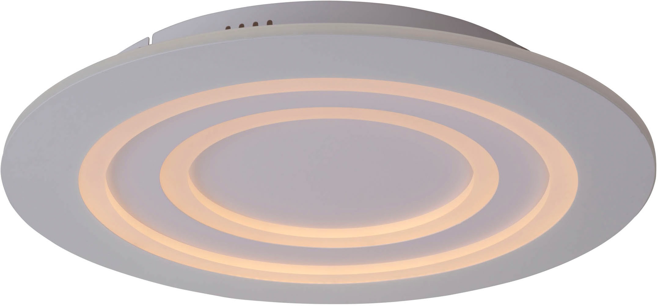 näve LED Deckenleuchte »Mirel«, 1 flammig, Leuchtmittel LED-Modul | LED fest integriert, RGB, CCT, Memory, Nachtlicht, stufenlos dimmbar per Funk-Fernbedienung
