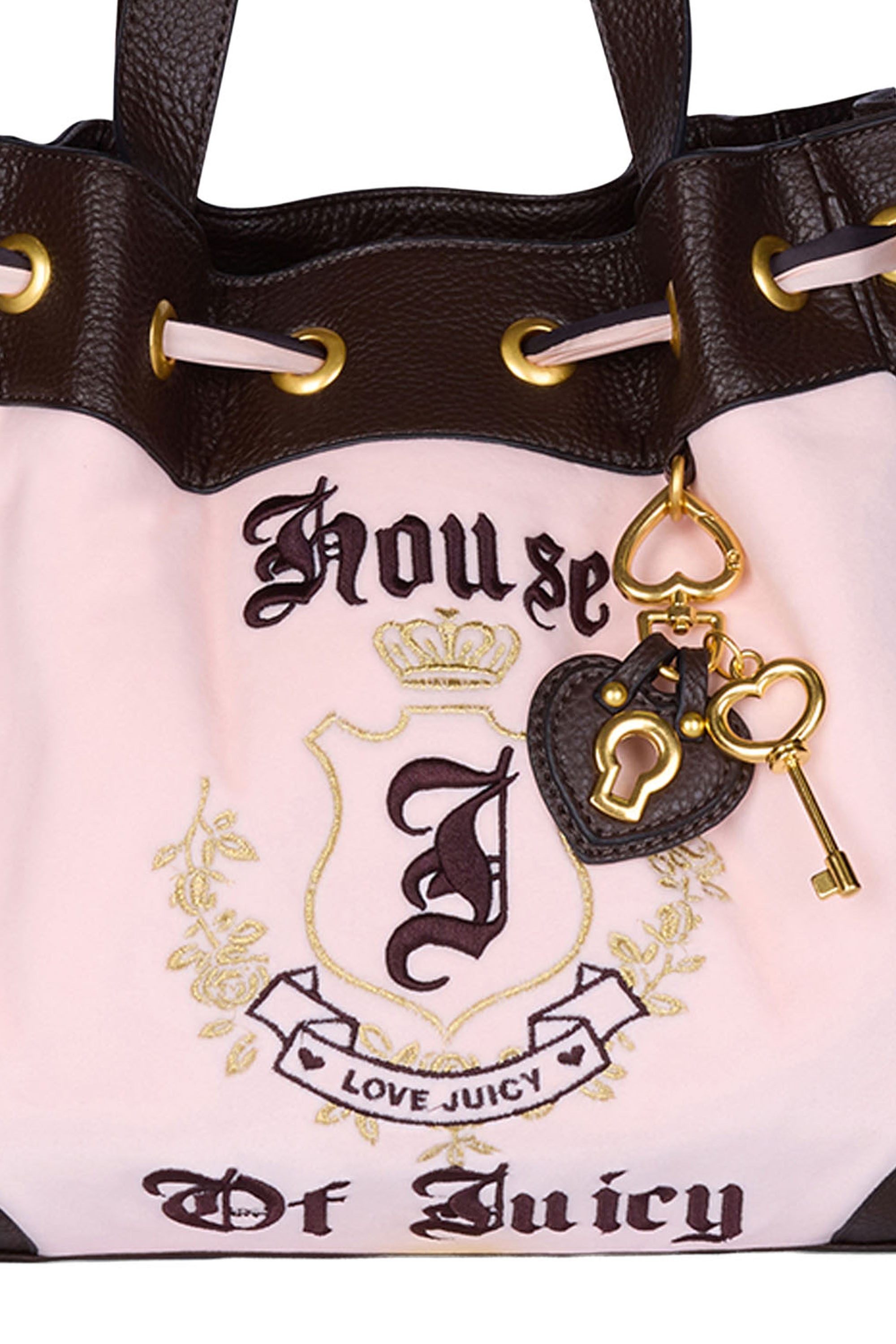 Juicy Couture Tragetasche »HERITAGE M. DOUBLE HANDLE BAG _ Damen«, Tragetasche Damen, Shopper, Einkaufstasche, Fashion, Lifestyle, Sale
