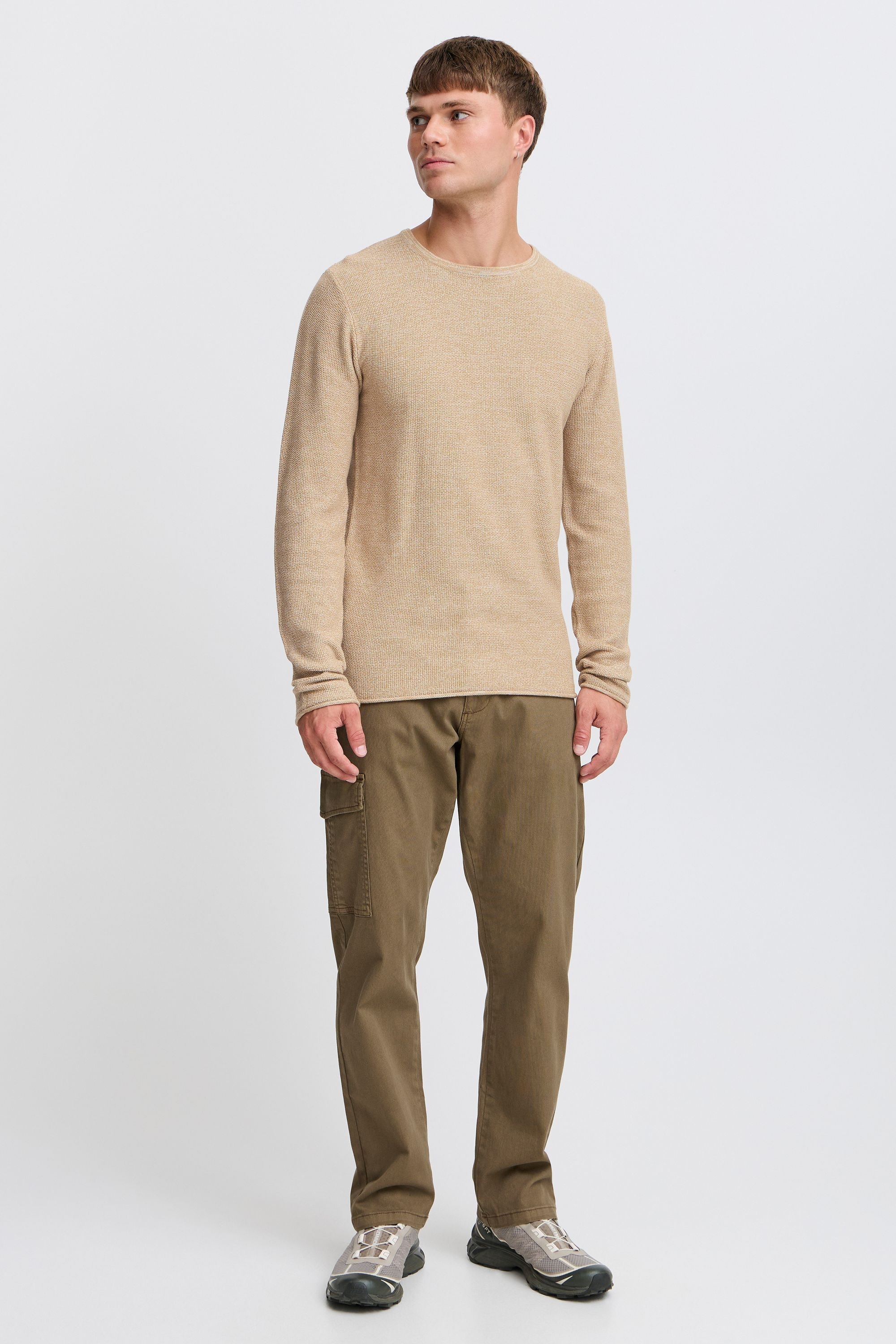 Indicode Strickfleece-Pullover "Strickpullover IDJadas" günstig online kaufen