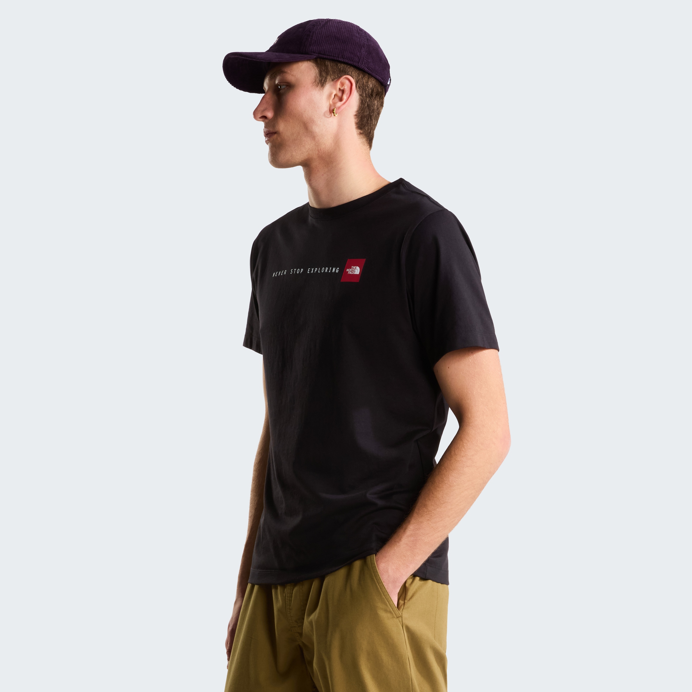 The North Face T-Shirt "M NEVER STOP EXPLORING REGULAR SHORT SLEEVE TEE-GRA günstig online kaufen