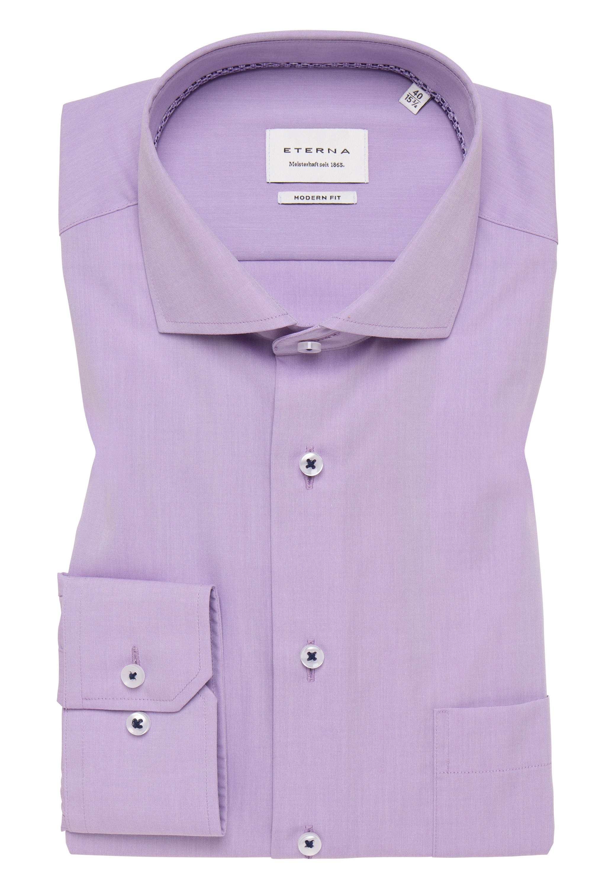 Eterna Langarmhemd »MODERN FIT«, NON IRON (bügelfrei)