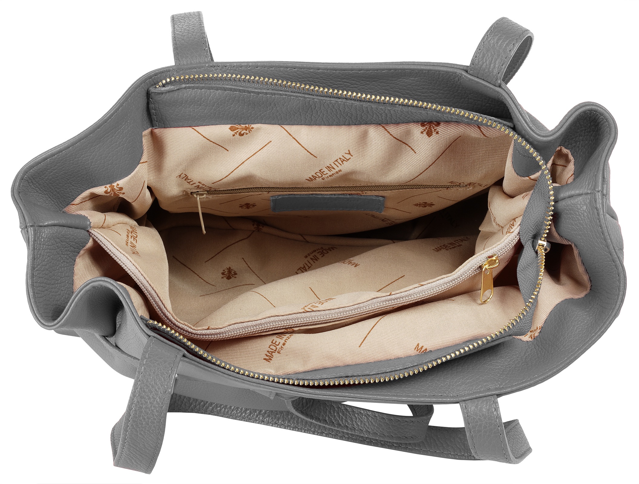 Samantha Look Henkeltasche, echt Leder, Made in Italy